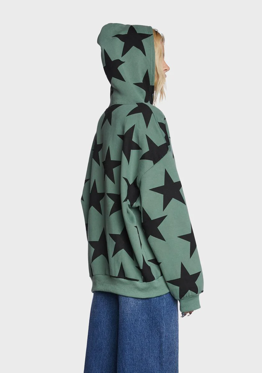 Star At Me Oversized Hoodie - Image 4