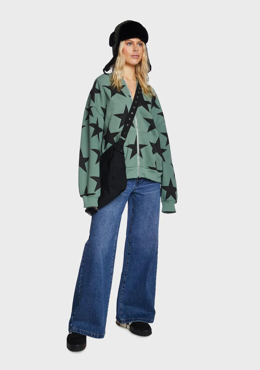 Star At Me Oversized Hoodie - Image 5
