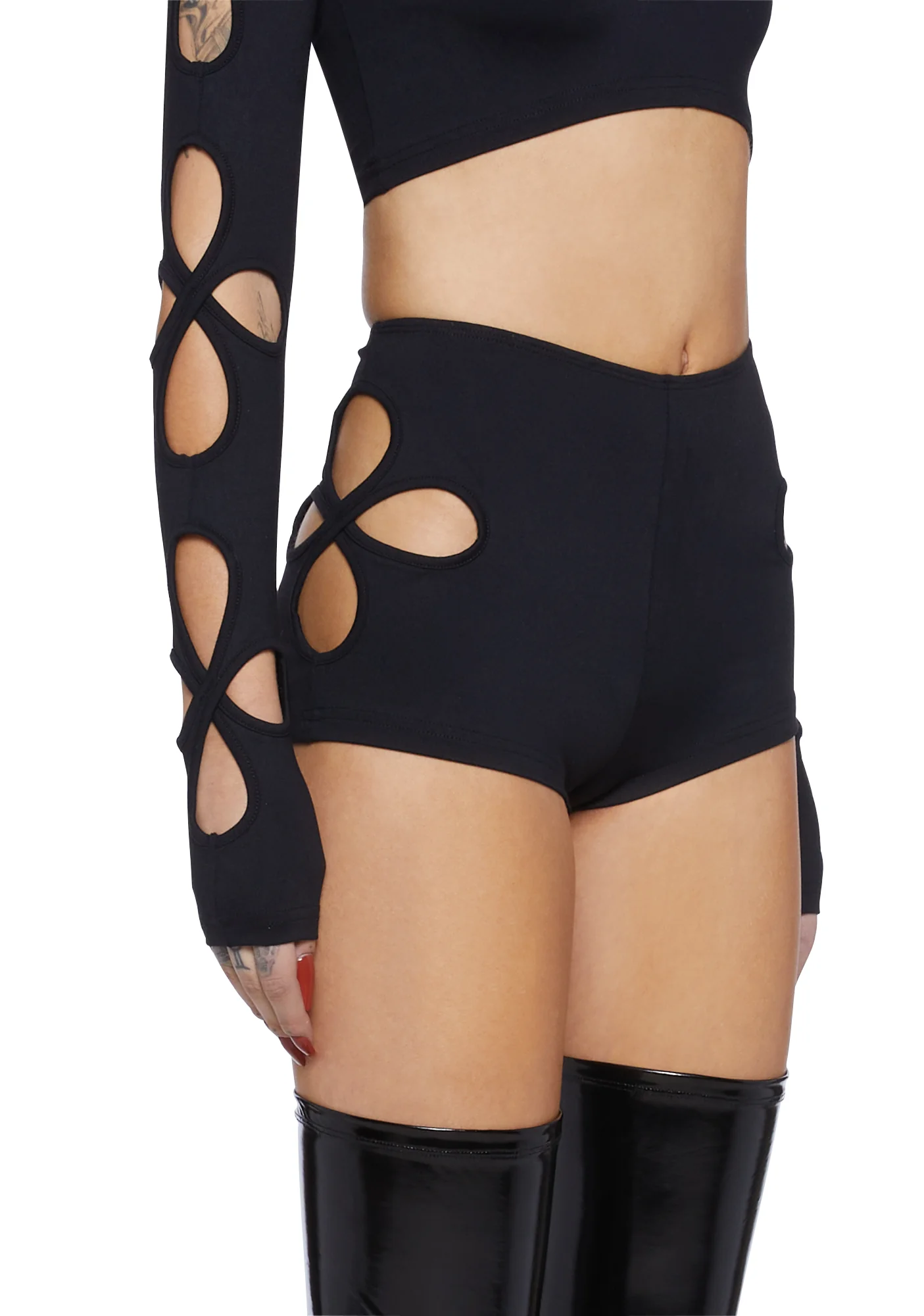 Star Child Cut-Out Shorts - Image 5