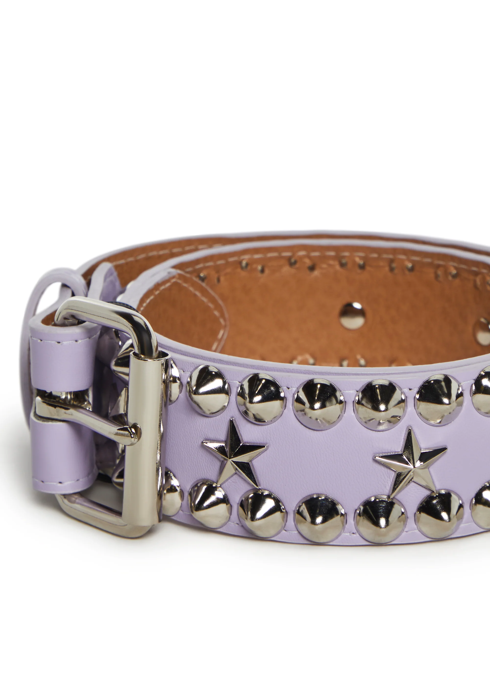 Star Studded Belt - Purple - Image 5