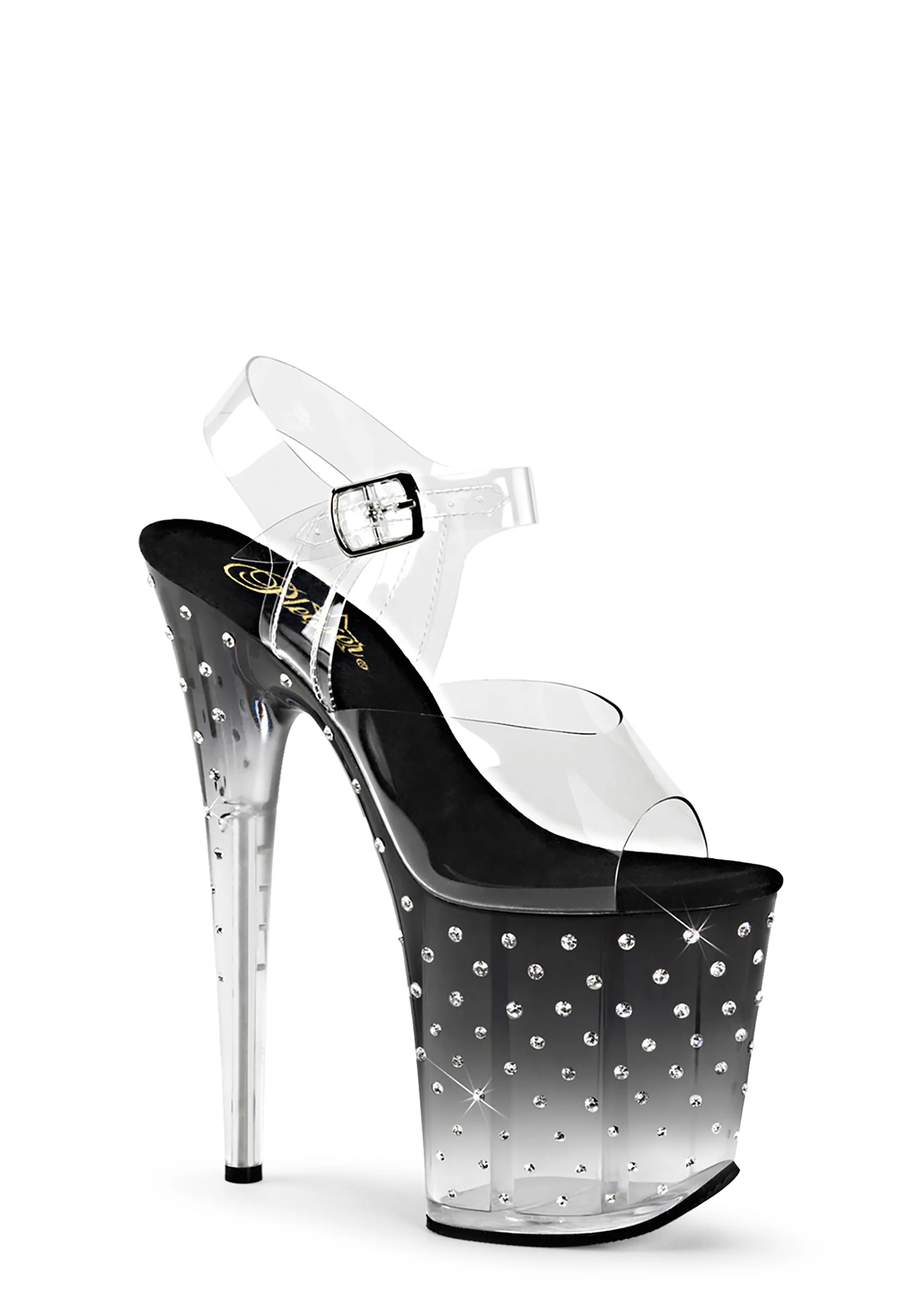 Stardust-808T Platform Ankle Strap Sandals-Smoke - Image 5