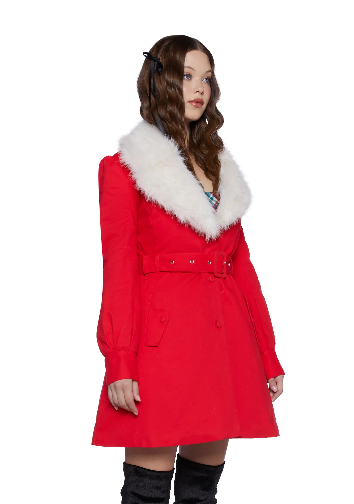 Starry Delight Twill Coat - Image 3