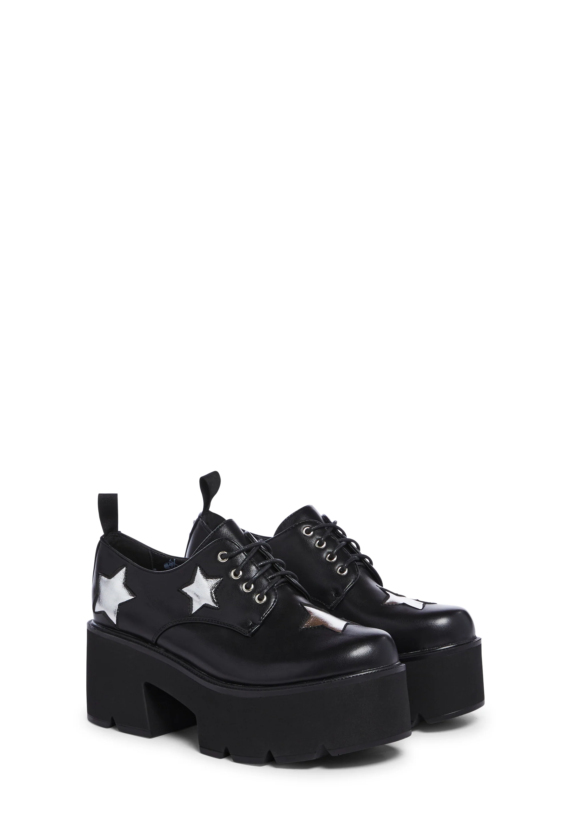 Starry Skies Platform Oxfords - Black - Image 3