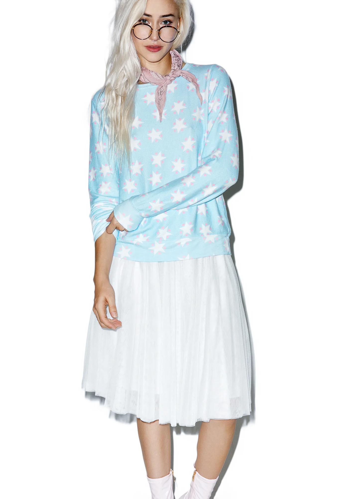 Stars And Hearts Baggy Beach Jumper - Image 4