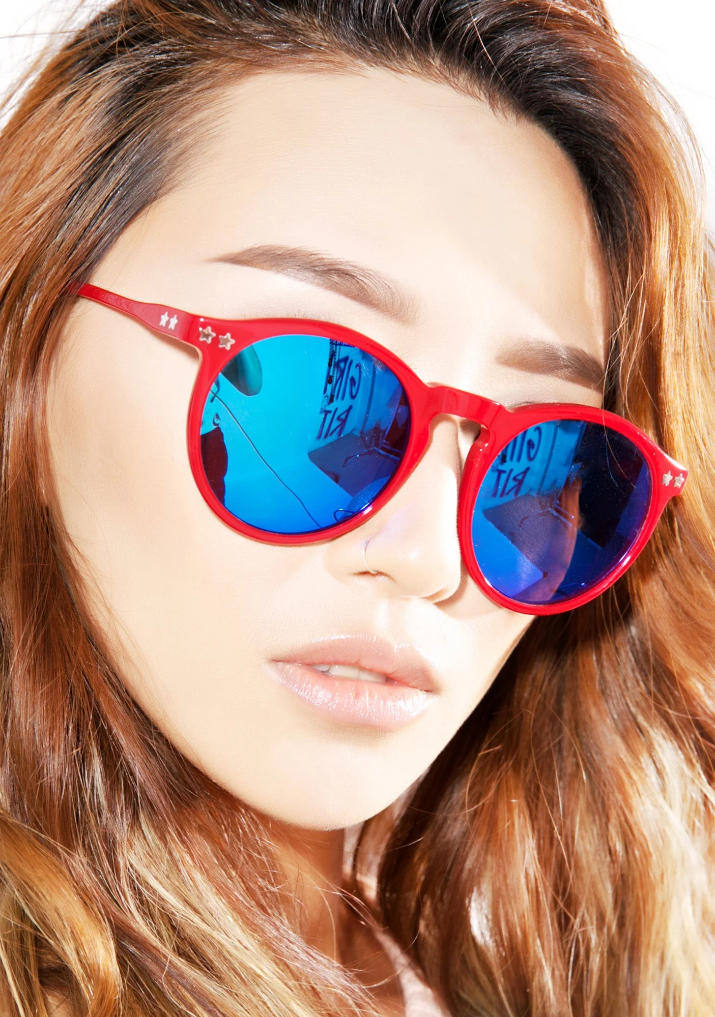 Steff Deluxe Frame Sunglasses - Blue - Image 13