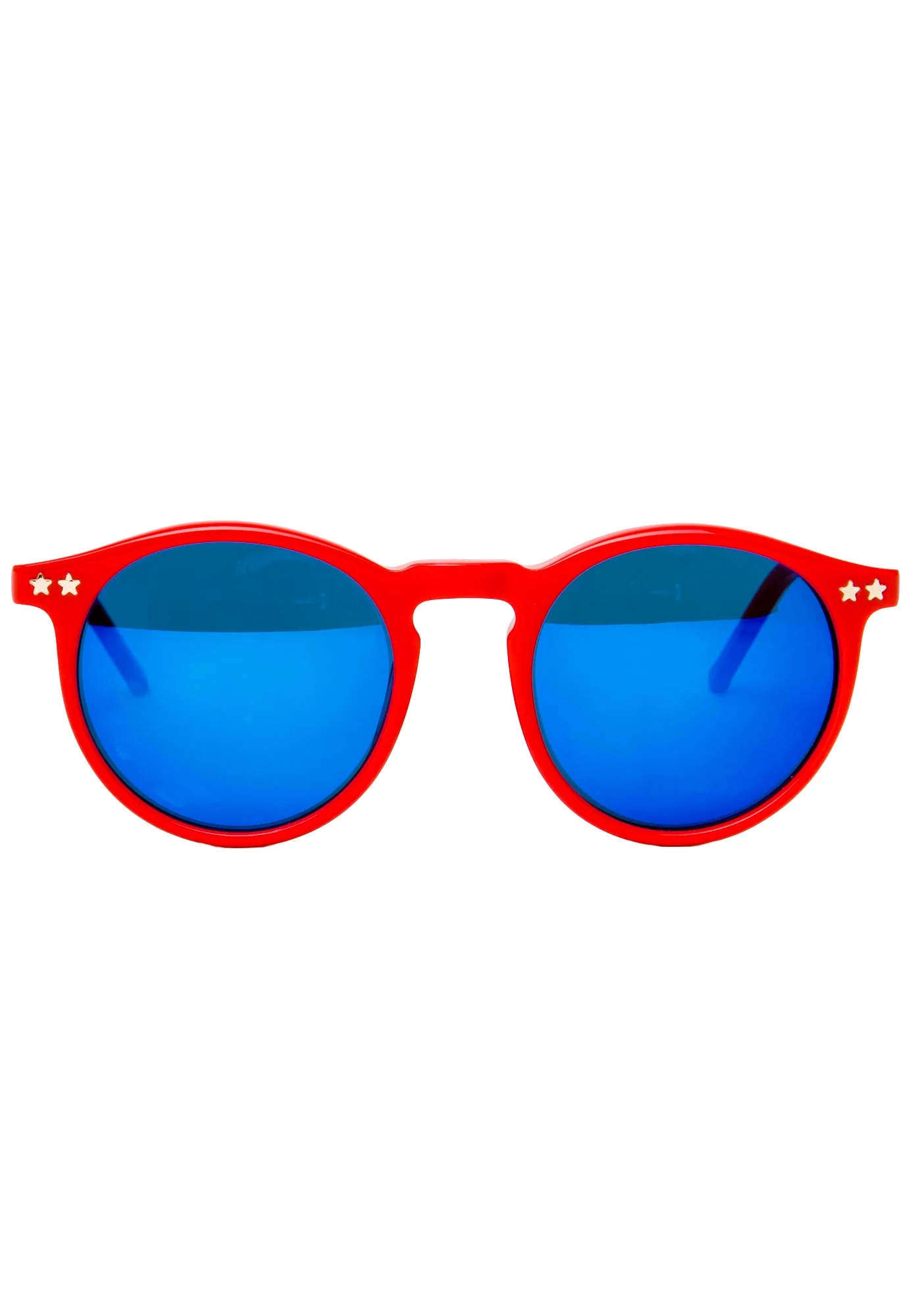 Steff Deluxe Frame Sunglasses - Red - Image 11