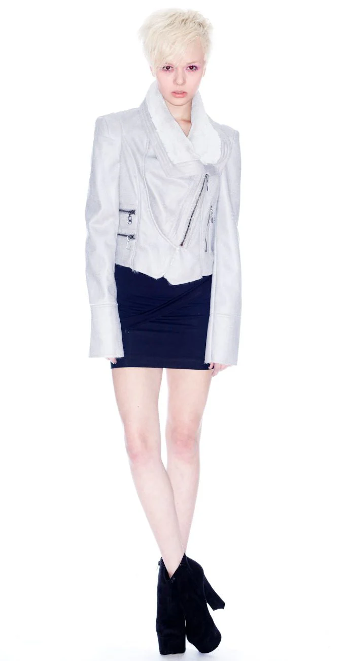 Stella & Jamie Leon Coat - Silver - Image 9