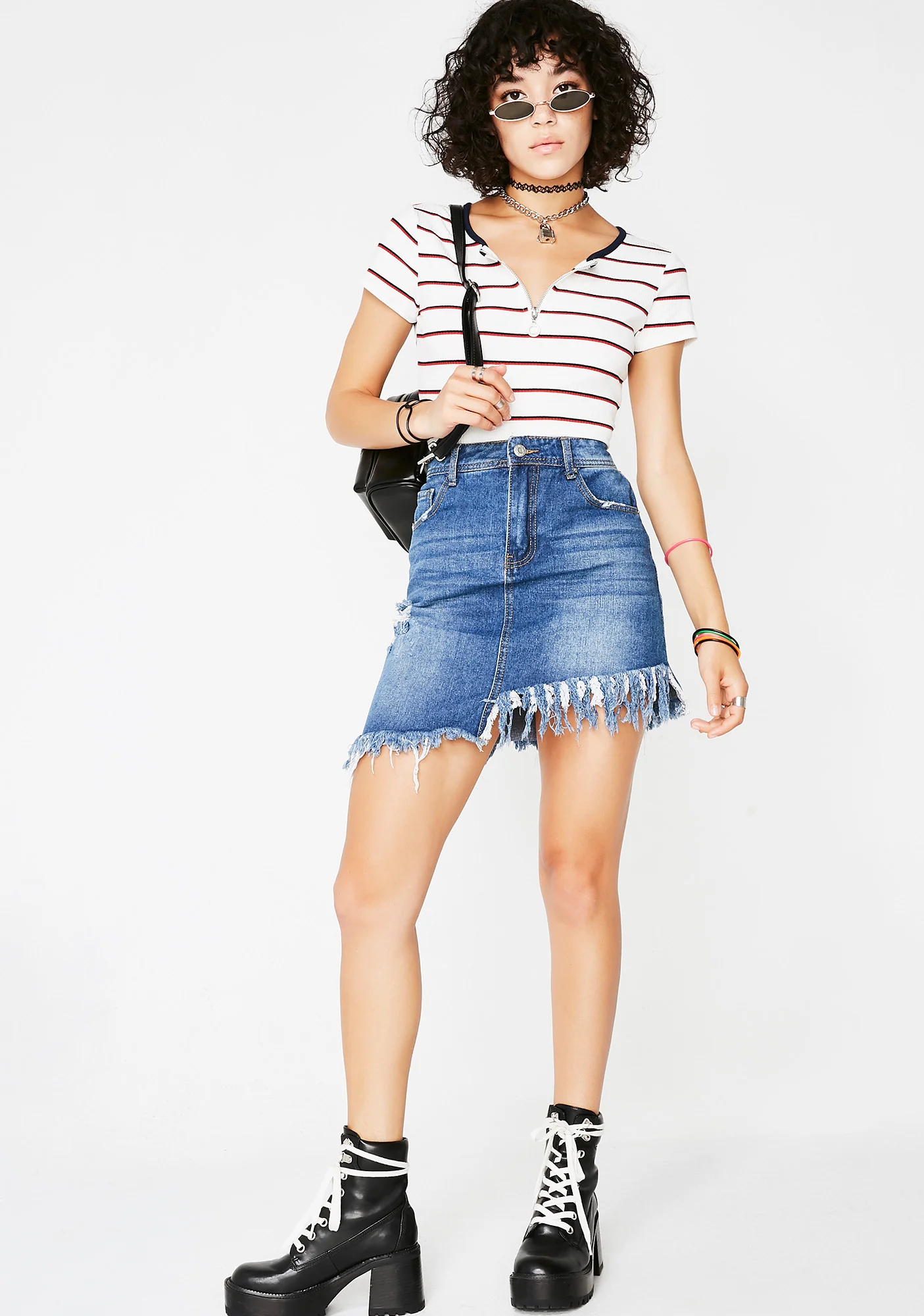 Stick To Da Plan Striped Top - Image 5