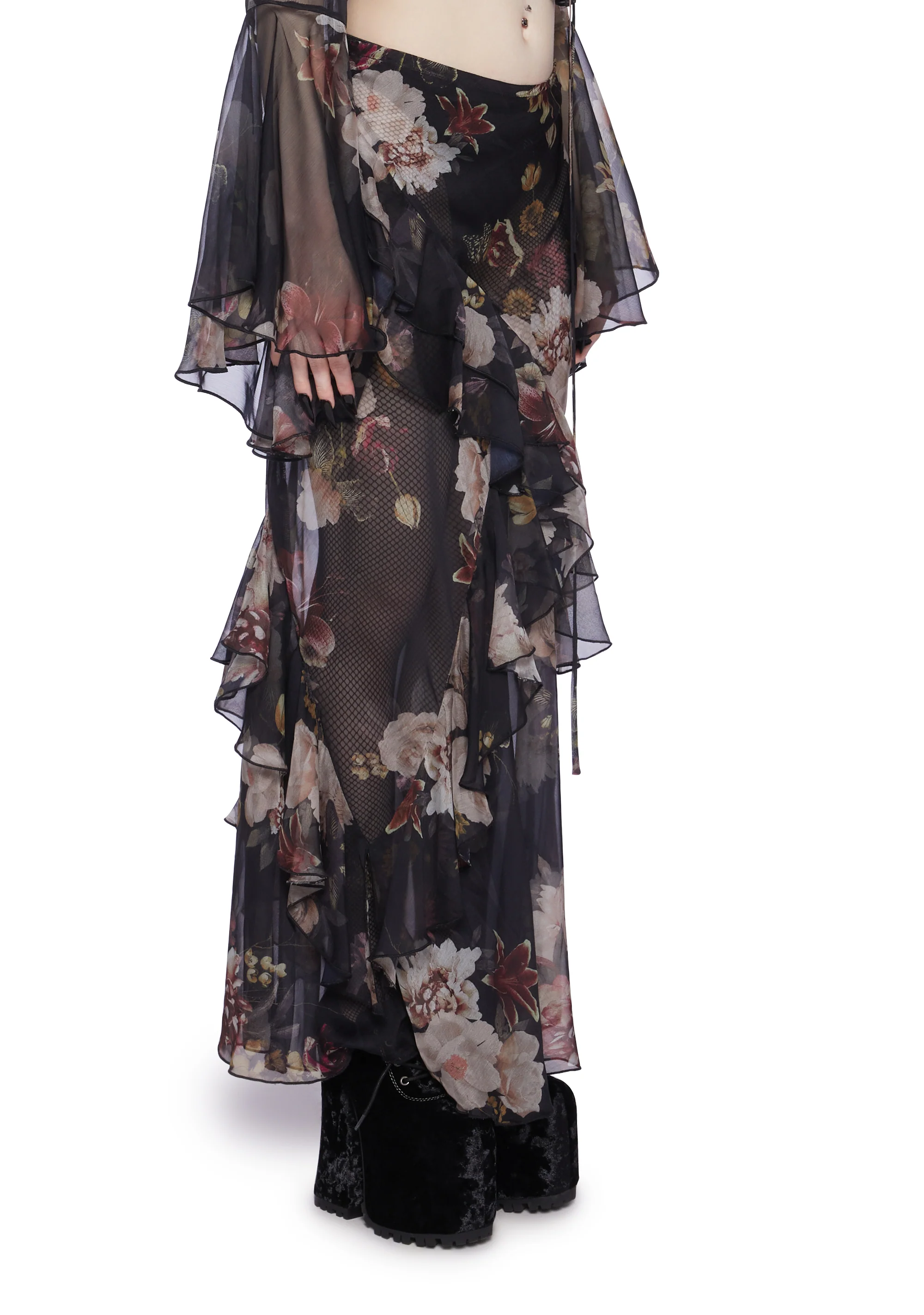 Still Missed Maxi Skirt - Floral - Image 3