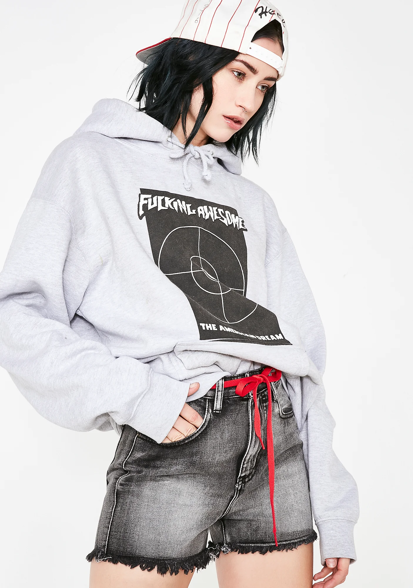 Stoned Denim Shorts - Image 2