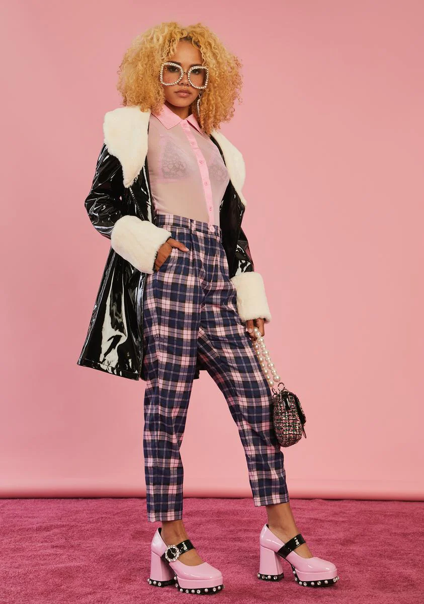 Stories In My Mind Plaid Trousers - Image 2