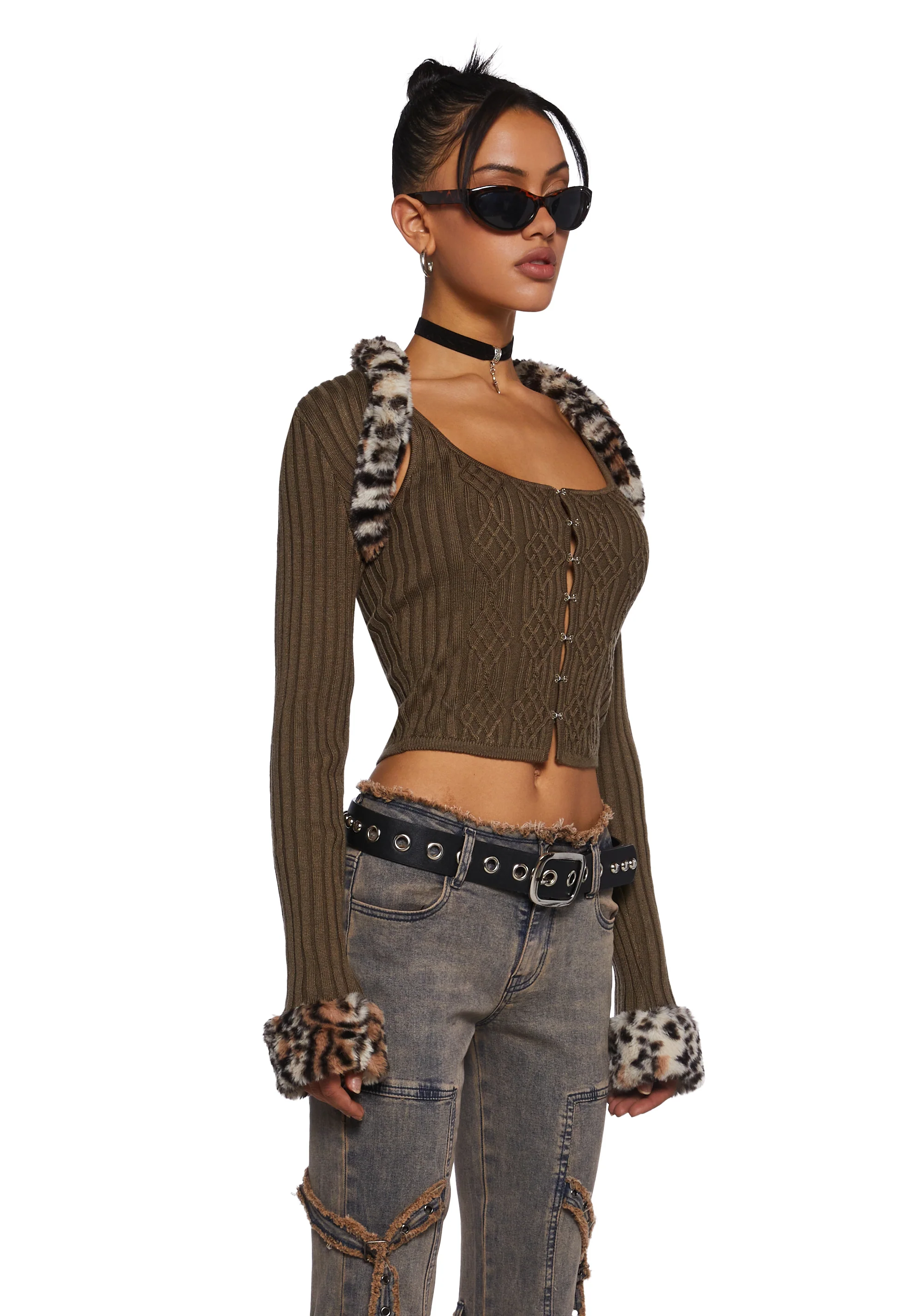 Straight Edge Corset And Shrug Set - Image 3