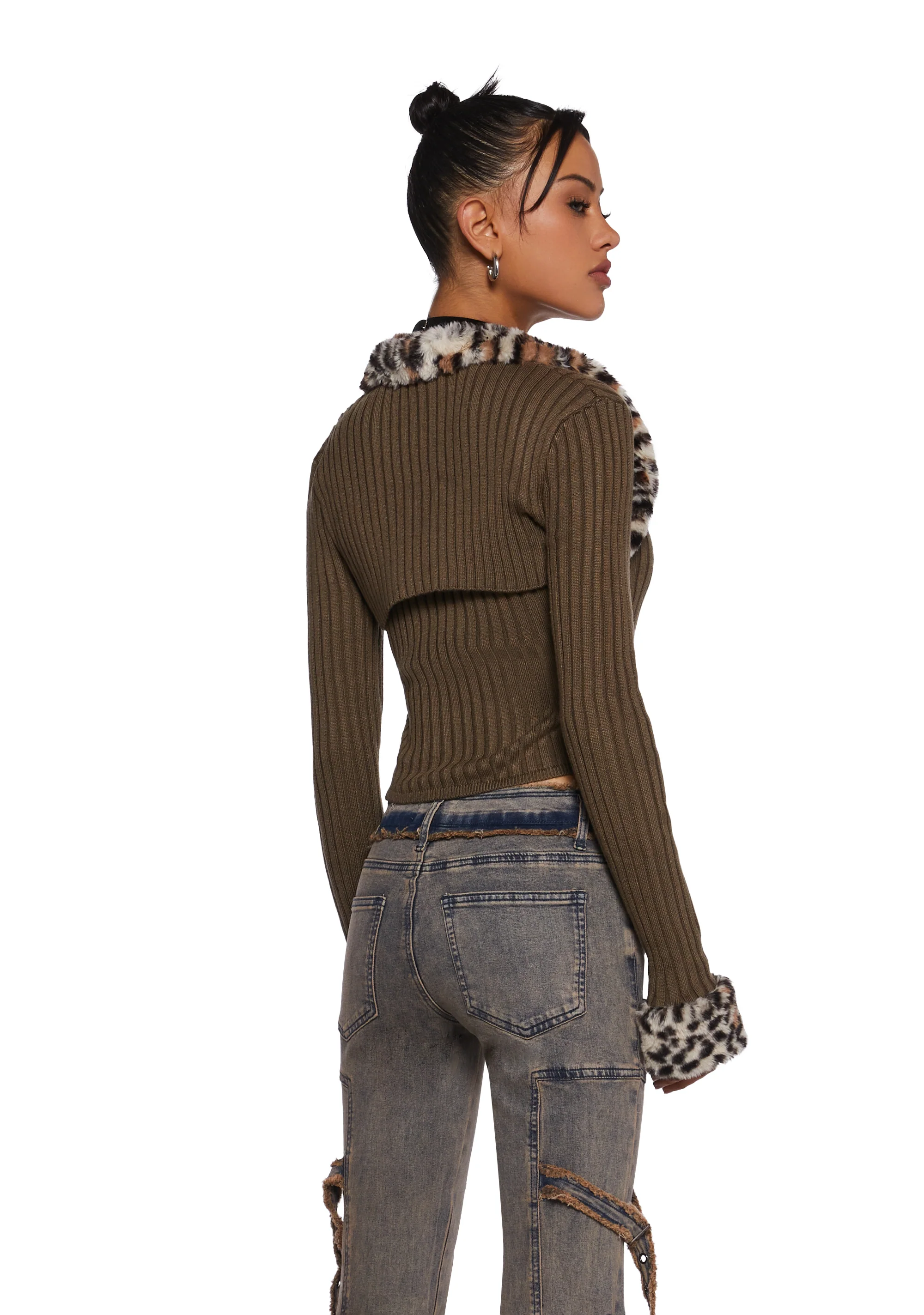 Straight Edge Corset And Shrug Set - Image 4