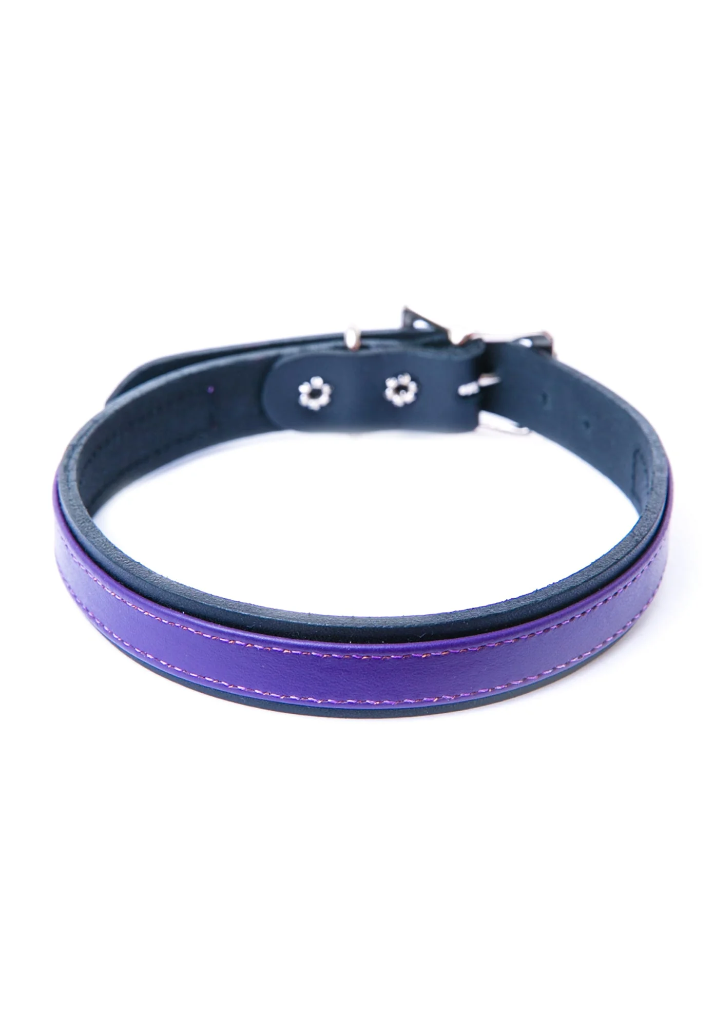 Strap Tease Leather Choker - Black - Image 17