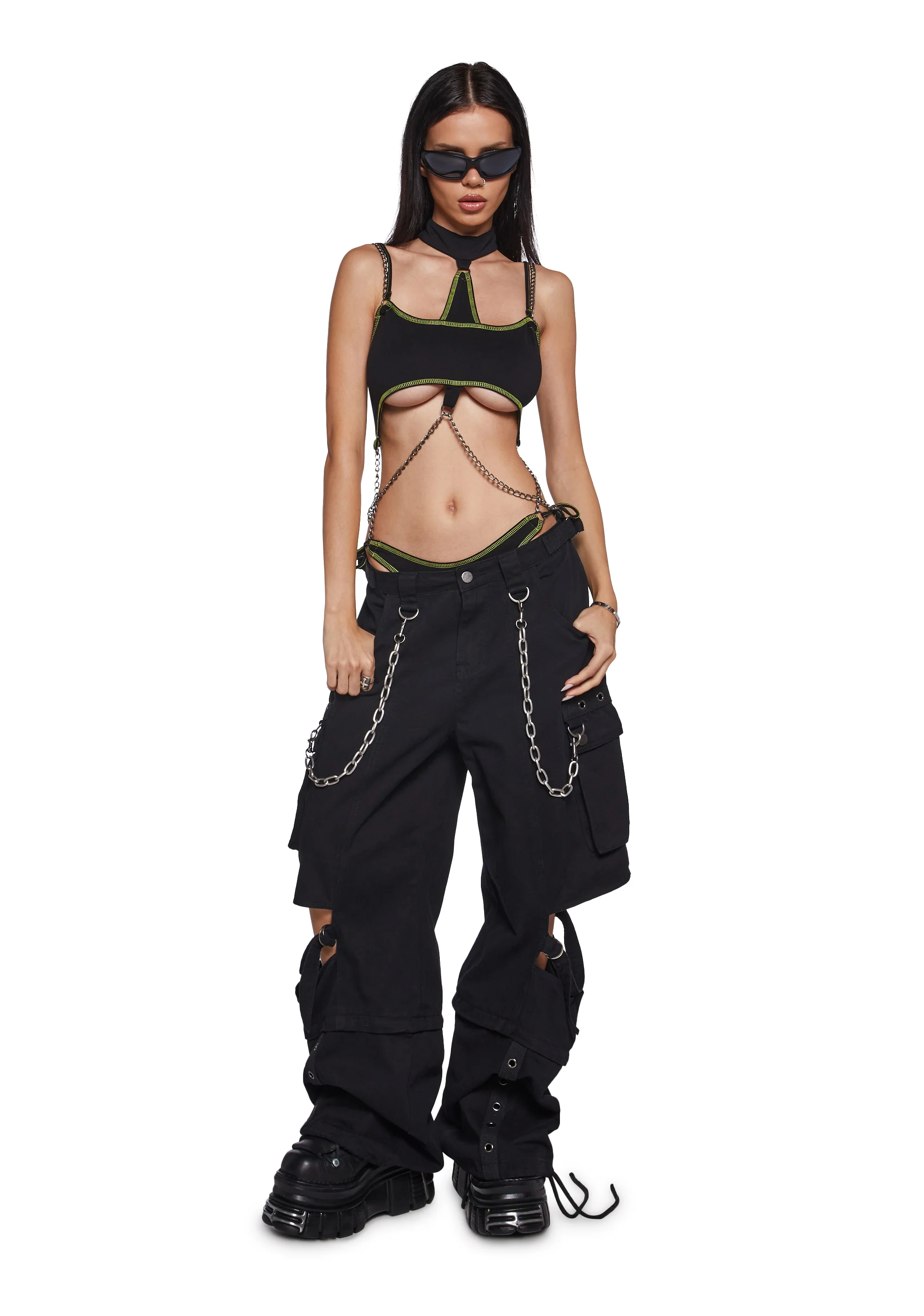 BPM Romance Bodysuit With Chains - Image 2