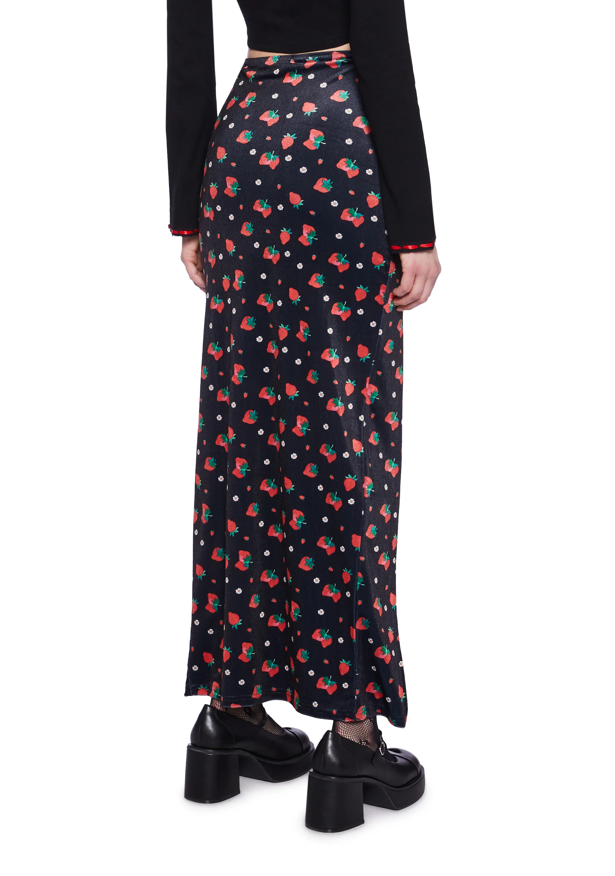 Strawberry Shores Midi Skirt - Image 4