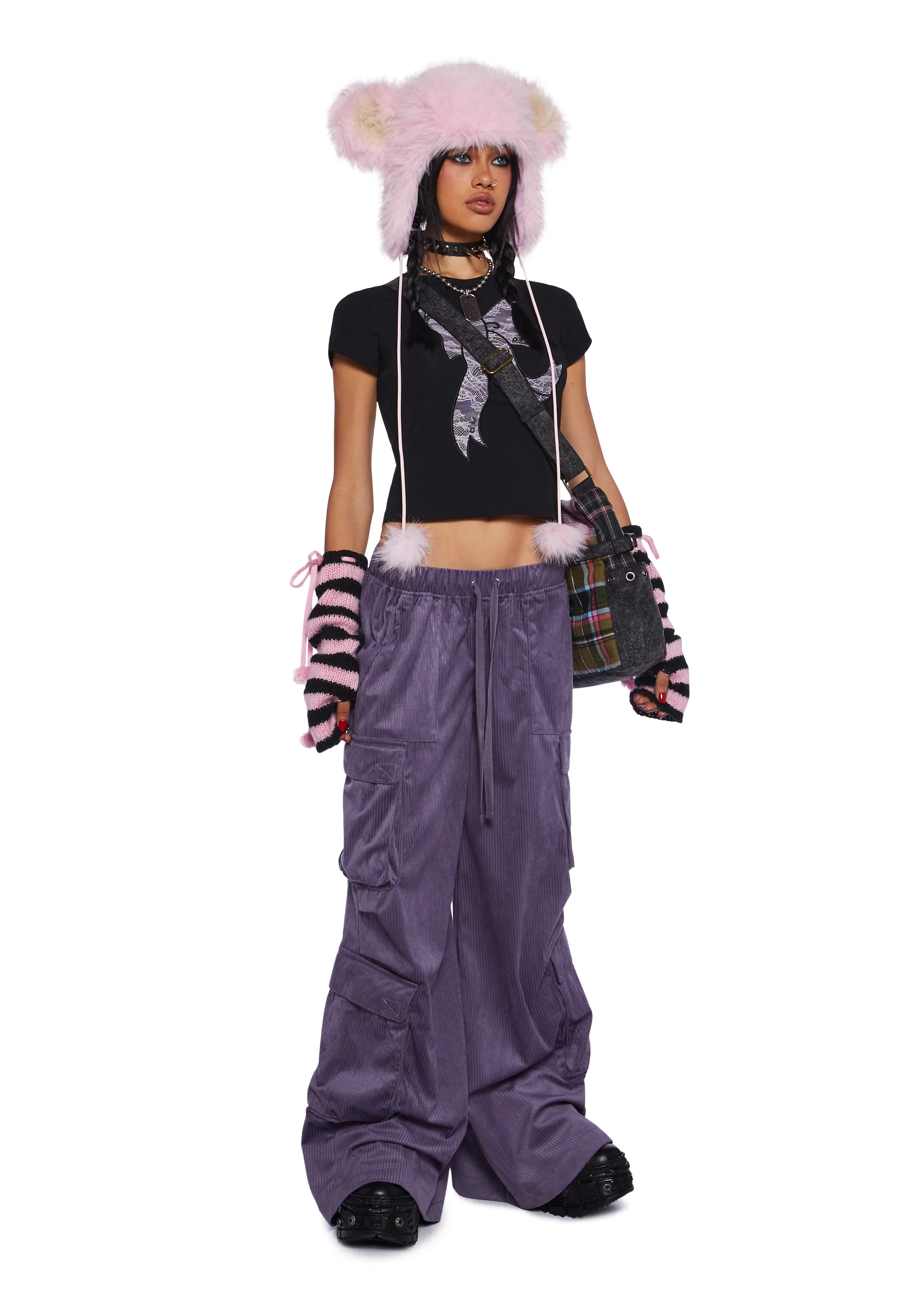 Streetwise Cutie Corduroy Cargo Pants - Image 2