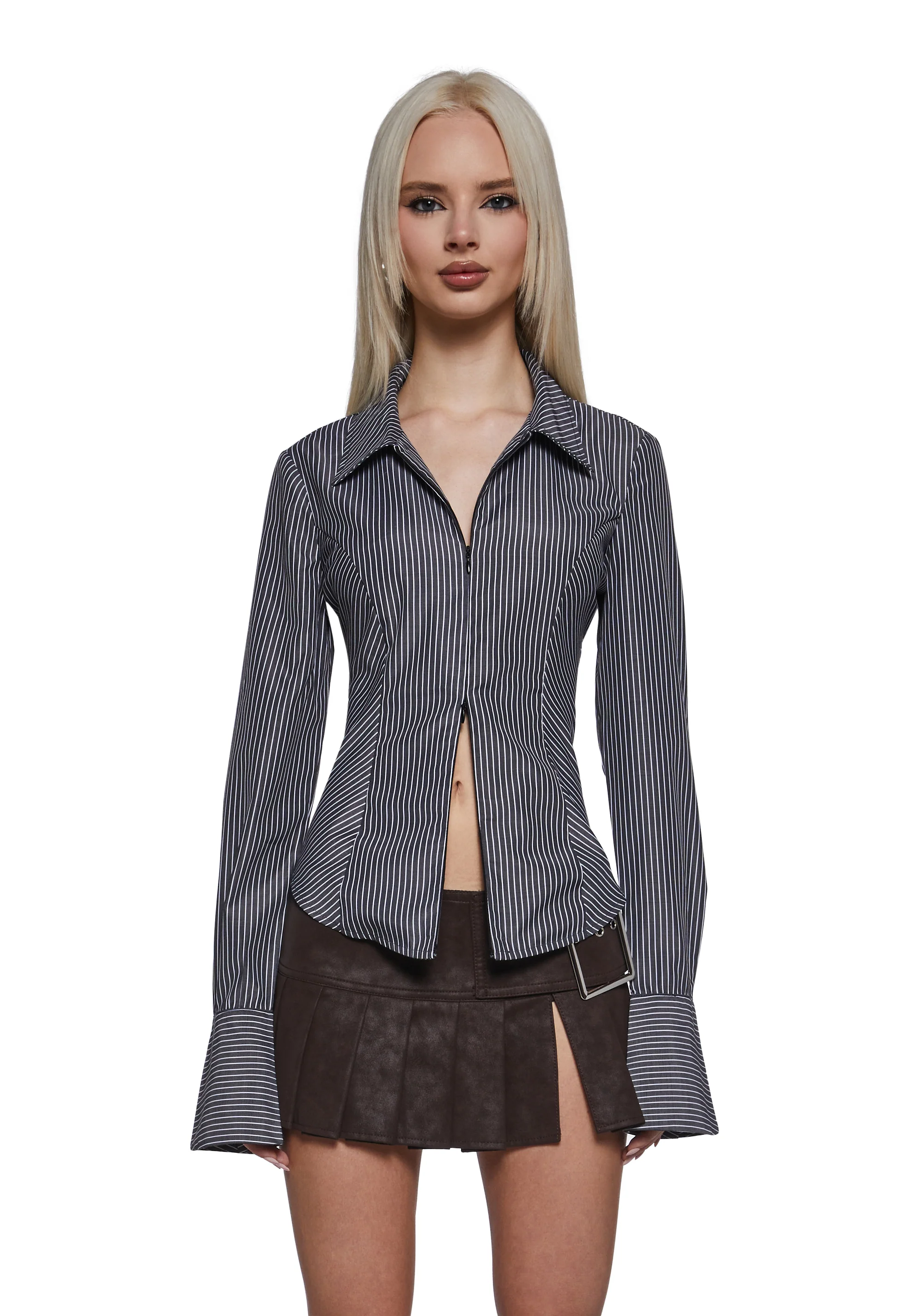 Pretty Trouble Poplin Blouse - Image 6