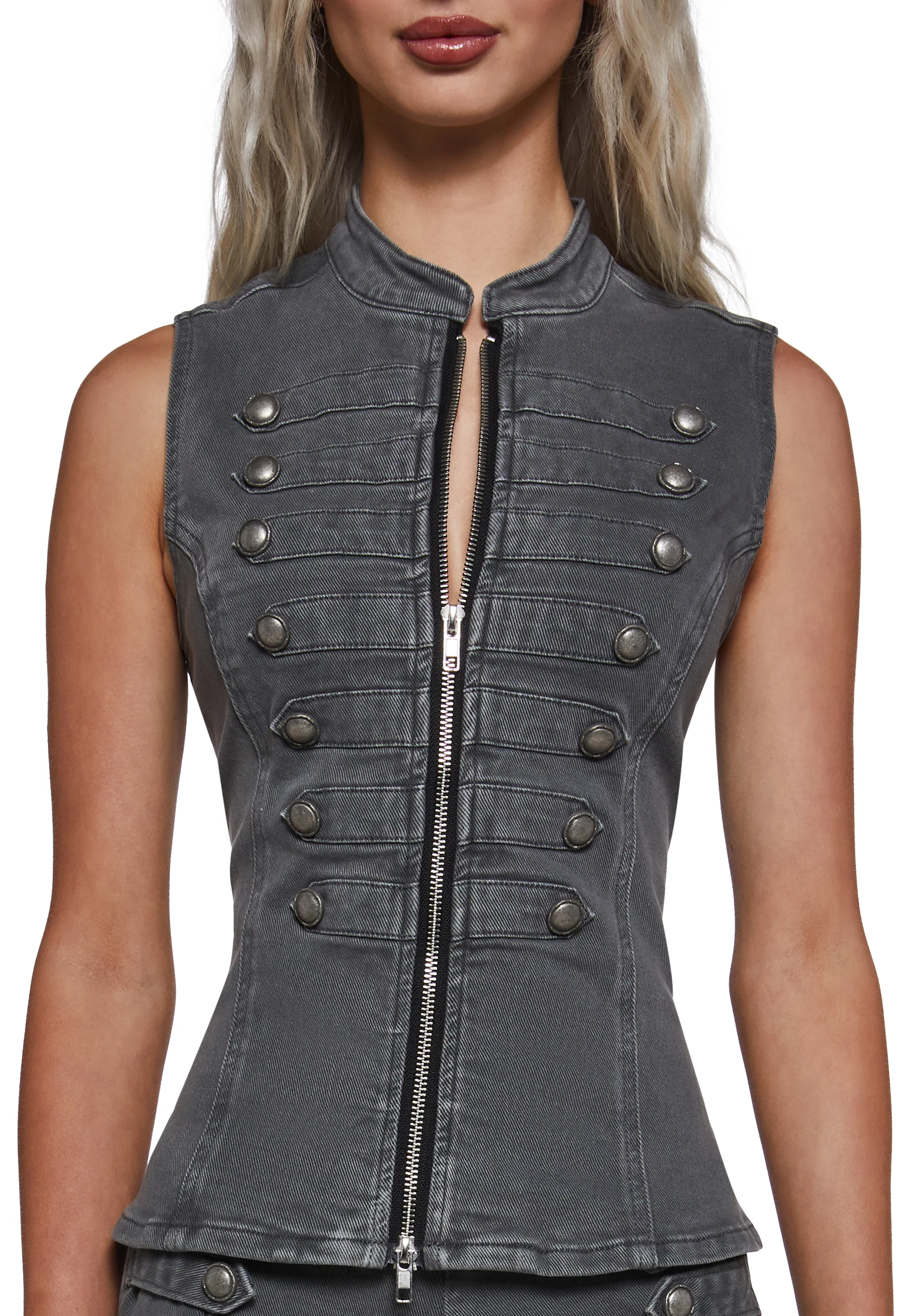 Cool Influence Peplum Vest - Image 6