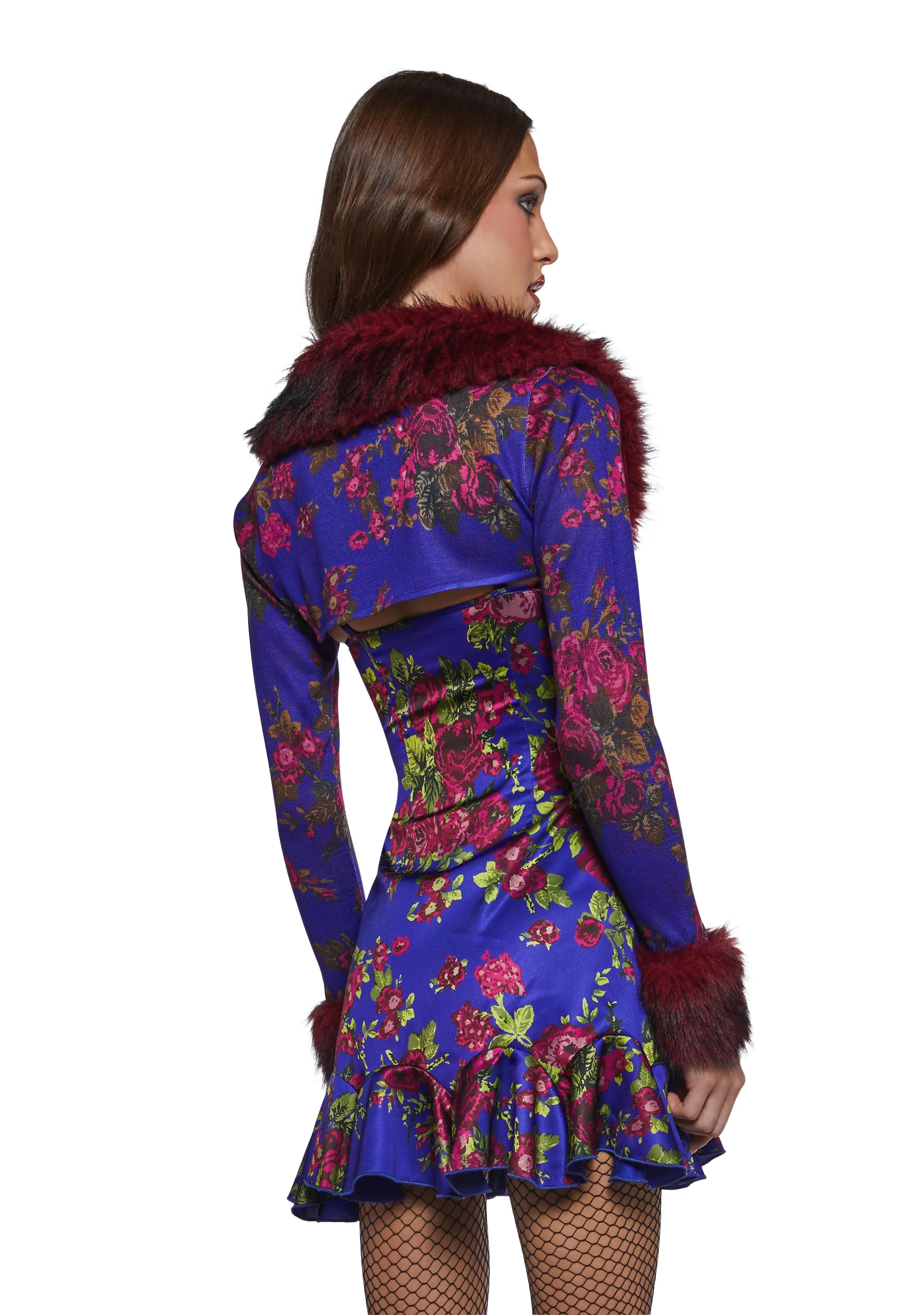 Floral Velvet Shrug - Image 4