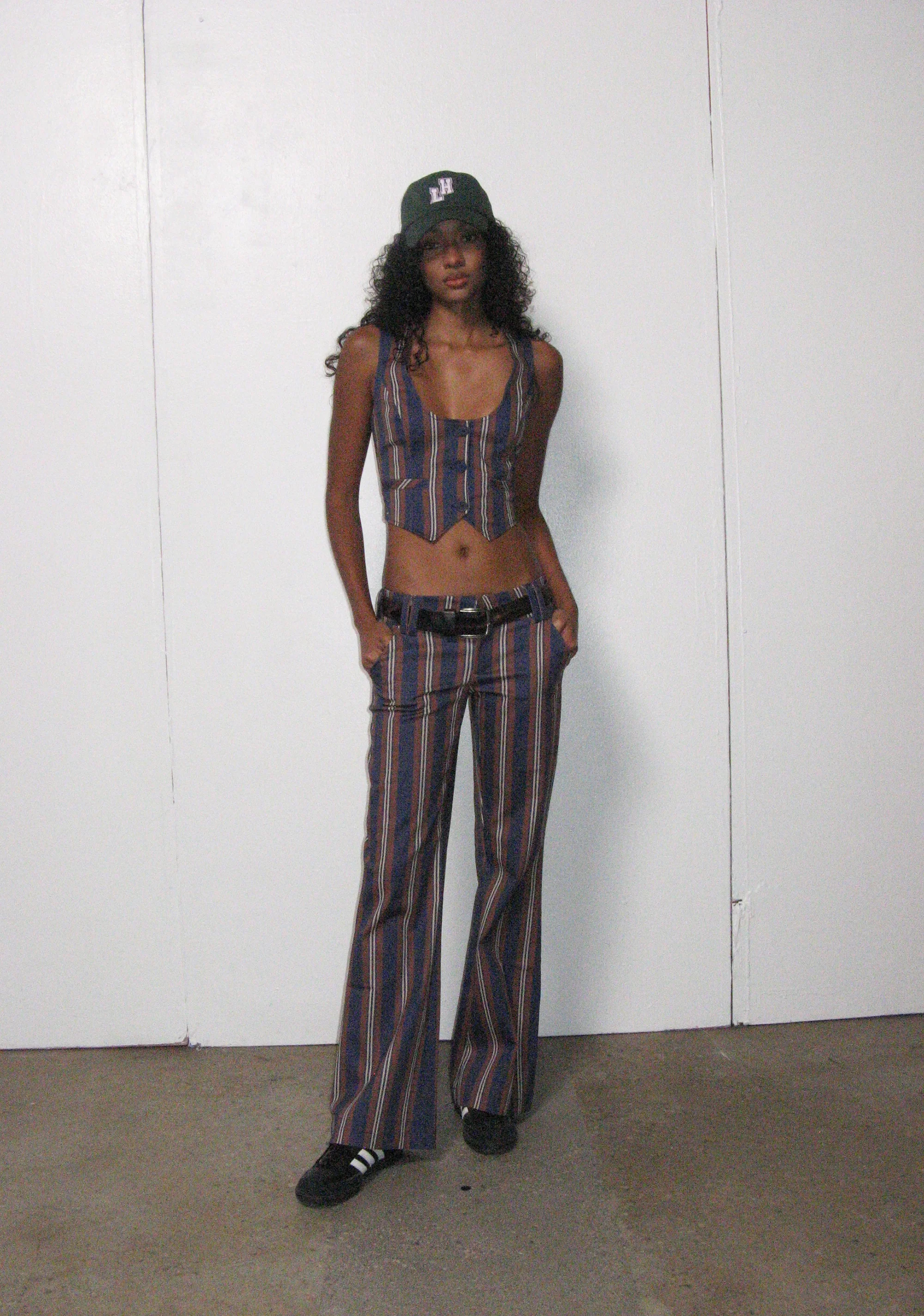 Soho Chic Striped Trousers - Image 7
