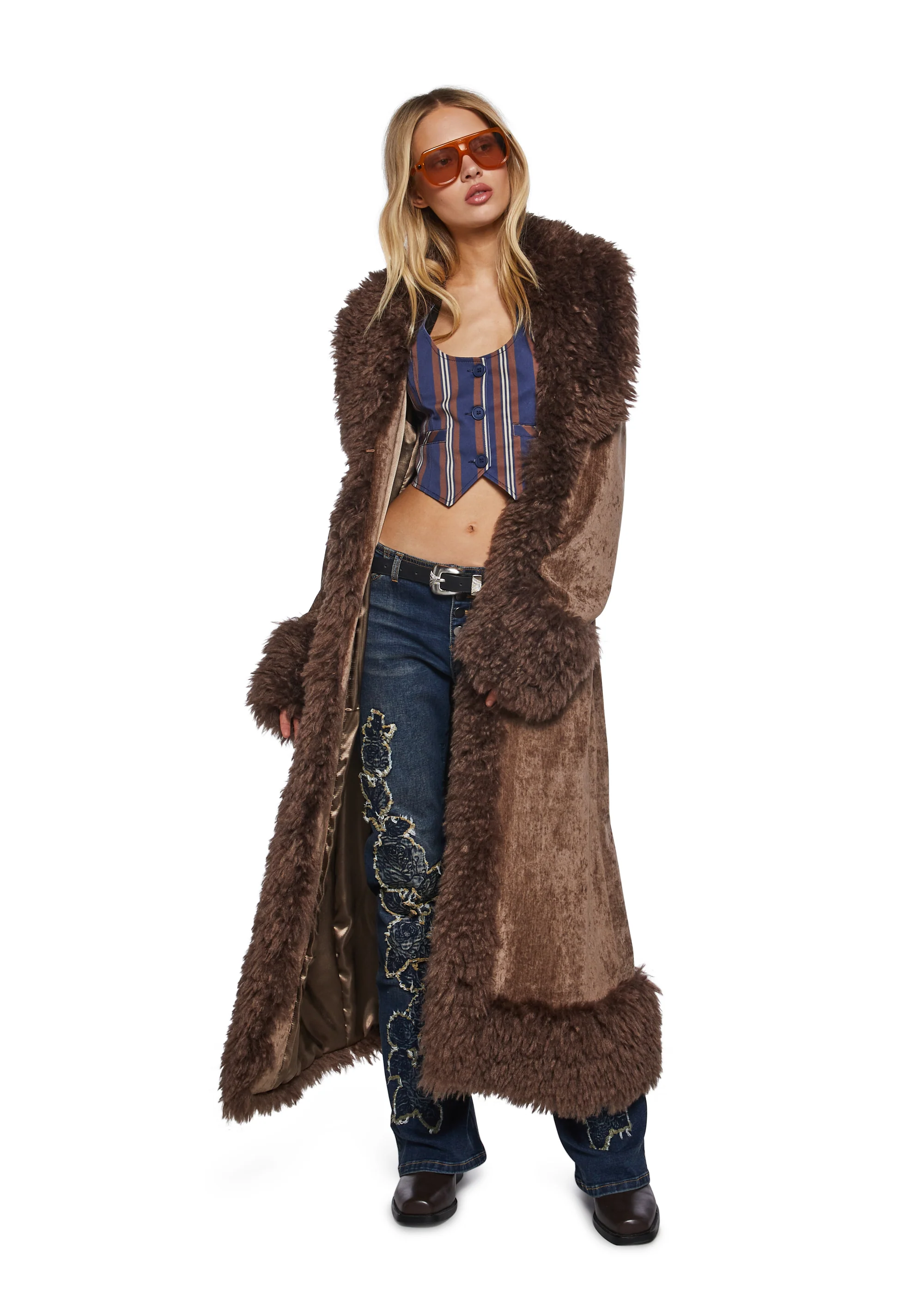 Bohemian Tourist Velvet Duster - Image 6
