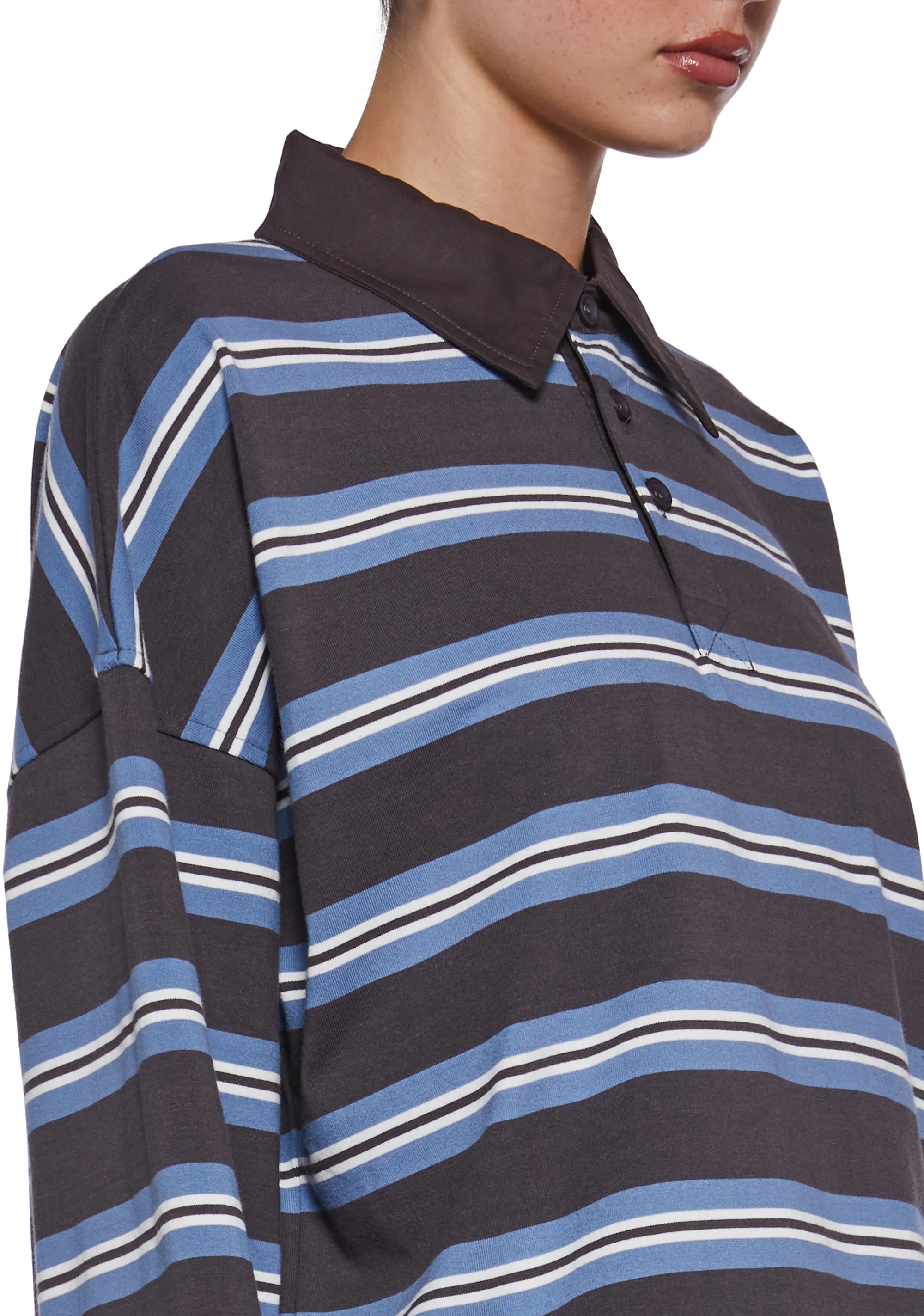 Status Update Oversized Rugby Top - Image 5