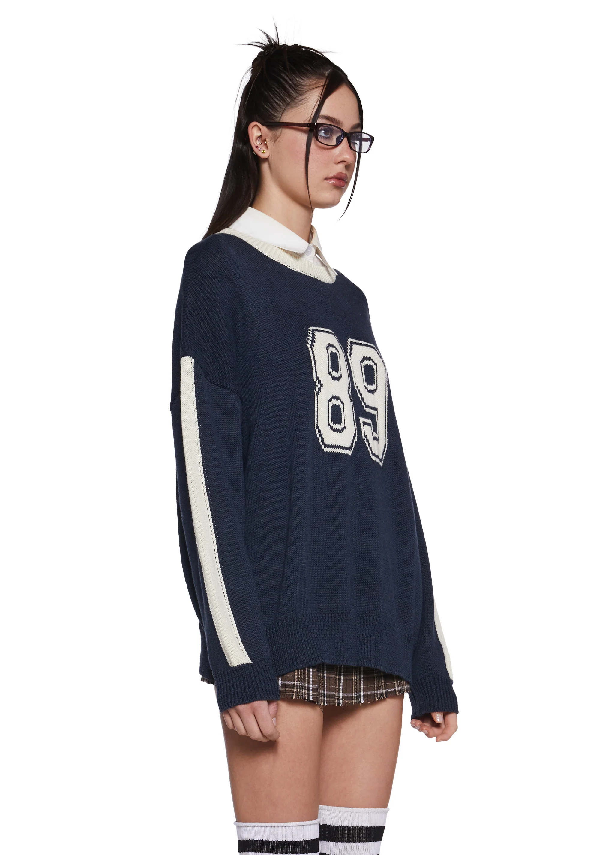 Studiously Charming Sweater Top - Image 3
