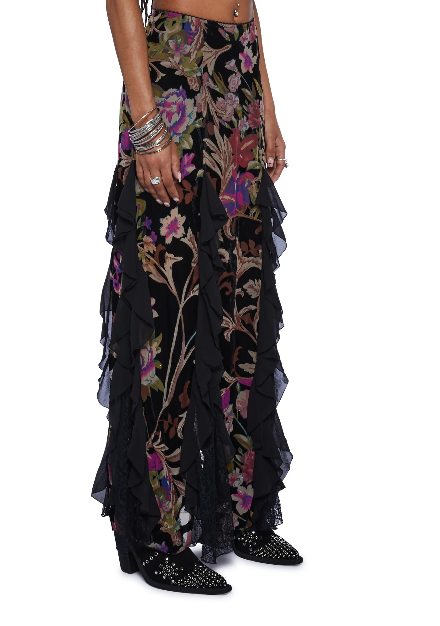 Stumbled On Sublime Maxi Skirt - Black - Image 3