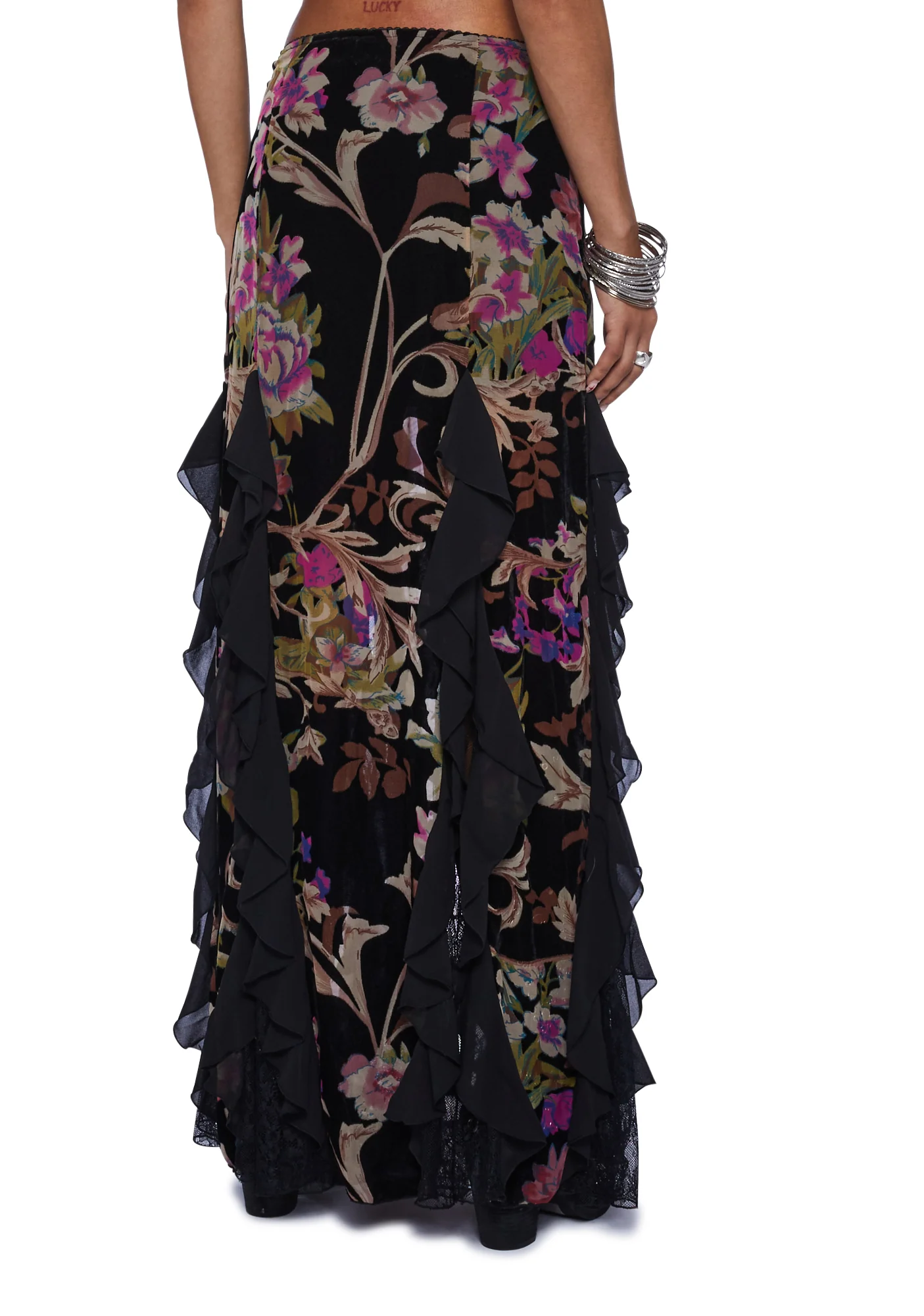 Stumbled On Sublime Maxi Skirt - Black - Image 4