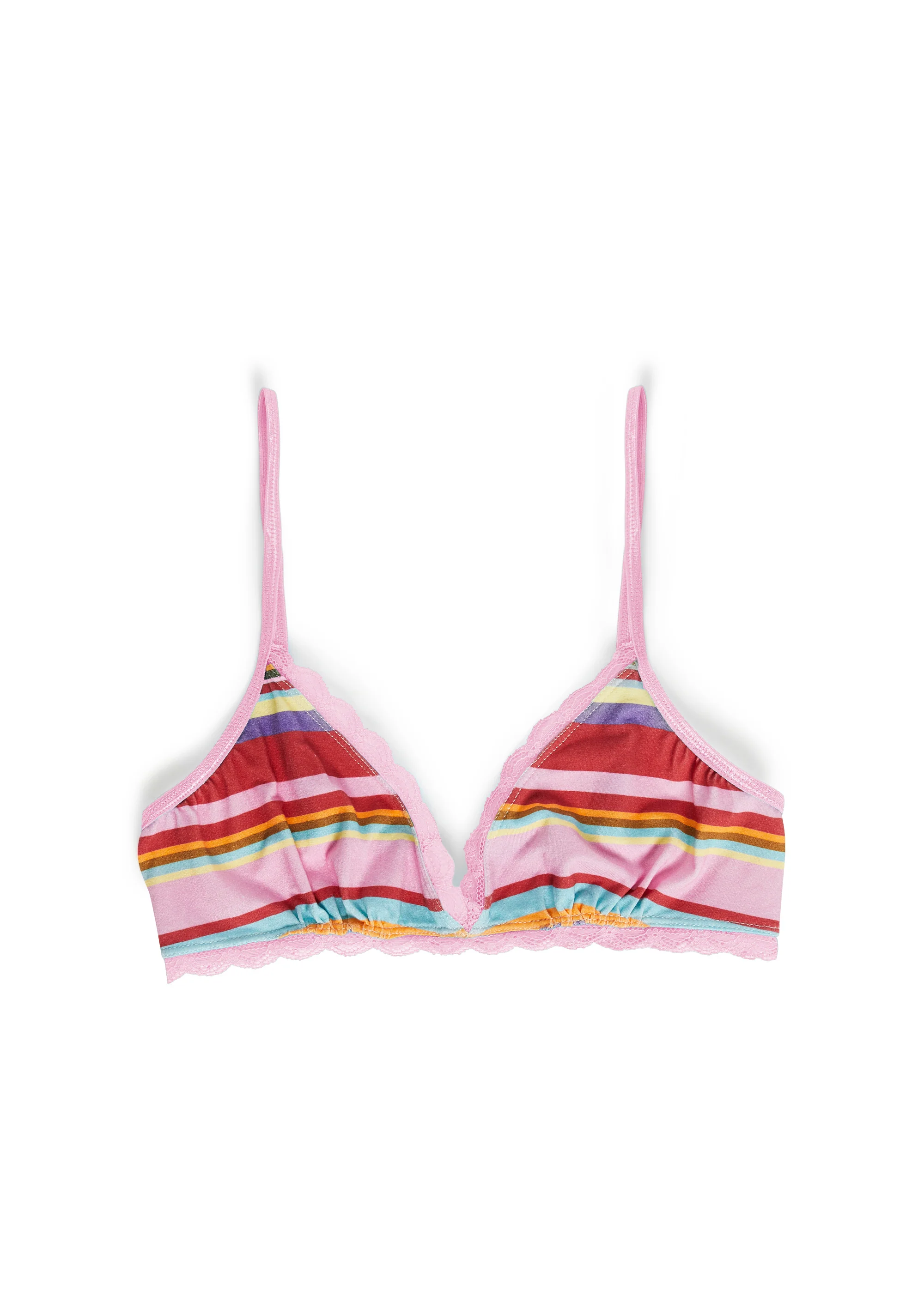 Such A Babe Knit Bralette - Striped - Image 6