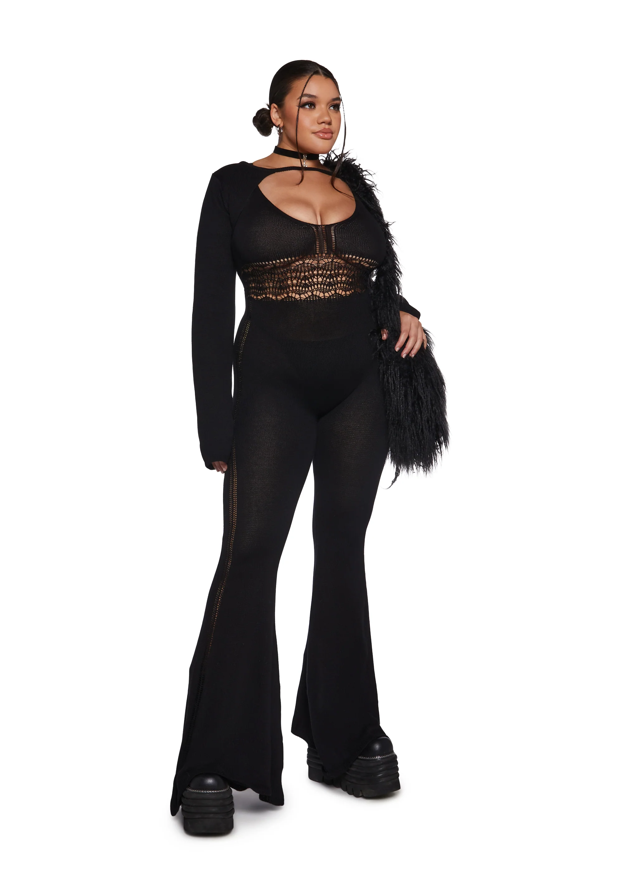 Sudden Silence Jumpsuit And Shrug Set - Image 10