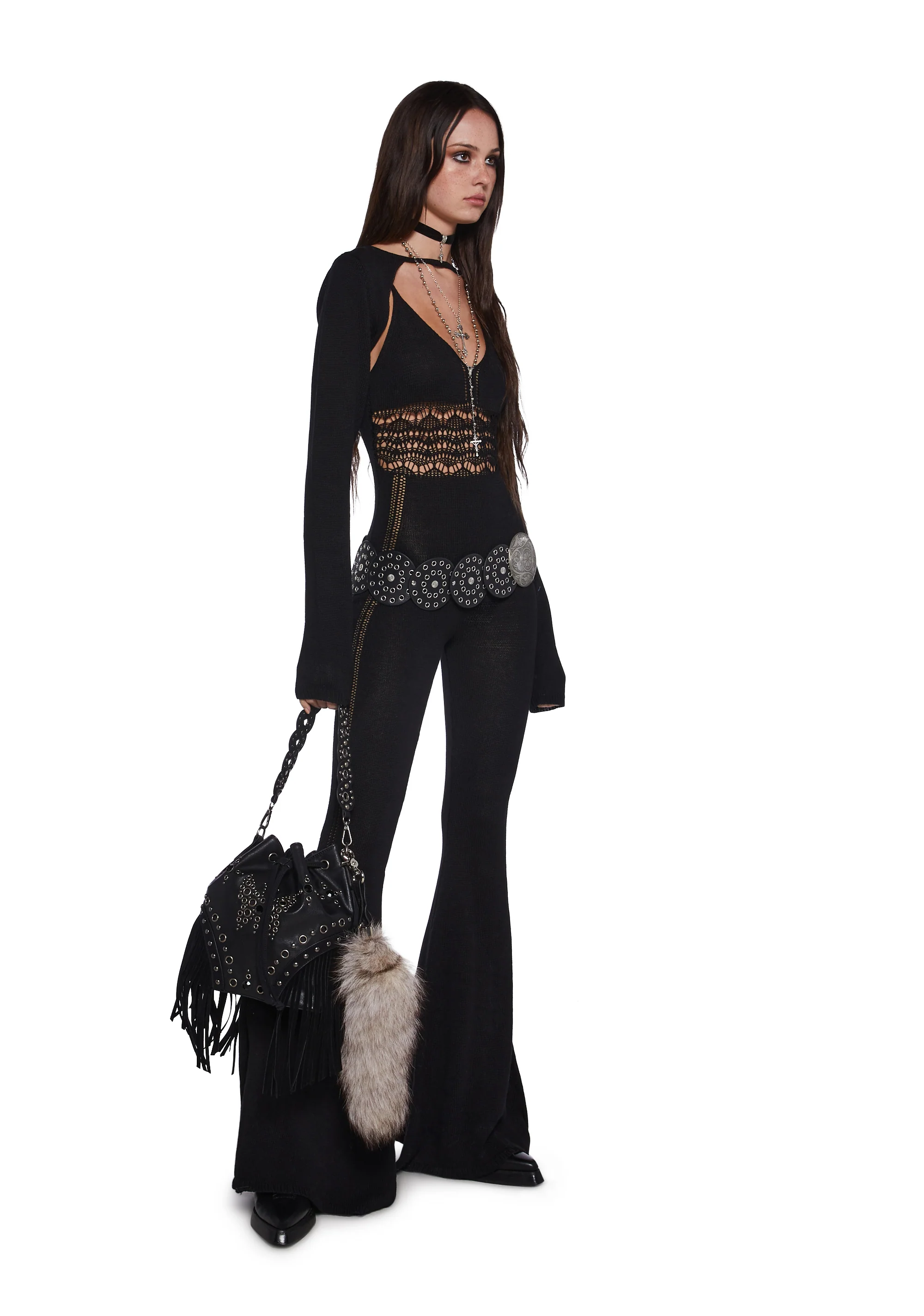 Sudden Silence Jumpsuit And Shrug Set - Image 7