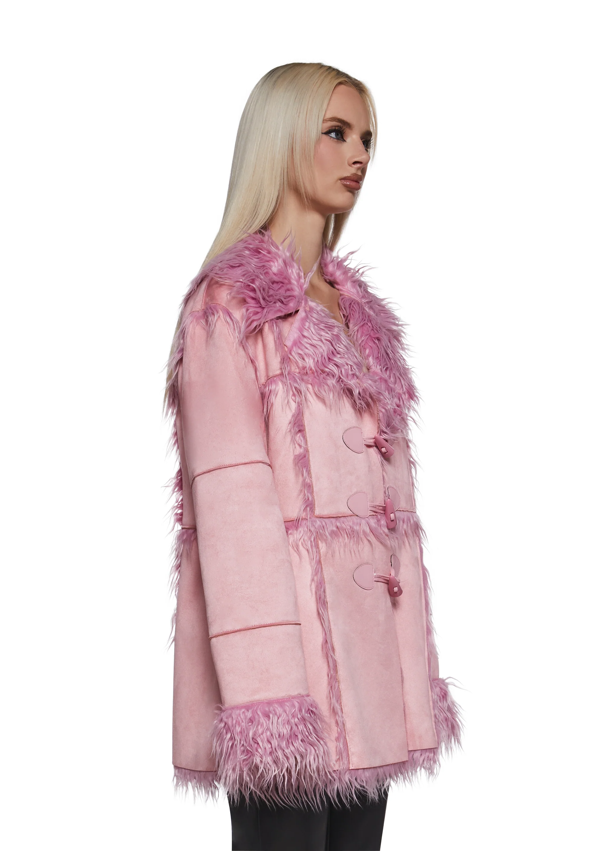 Secret Of Patience Toggle Jacket - Pink - Image 3