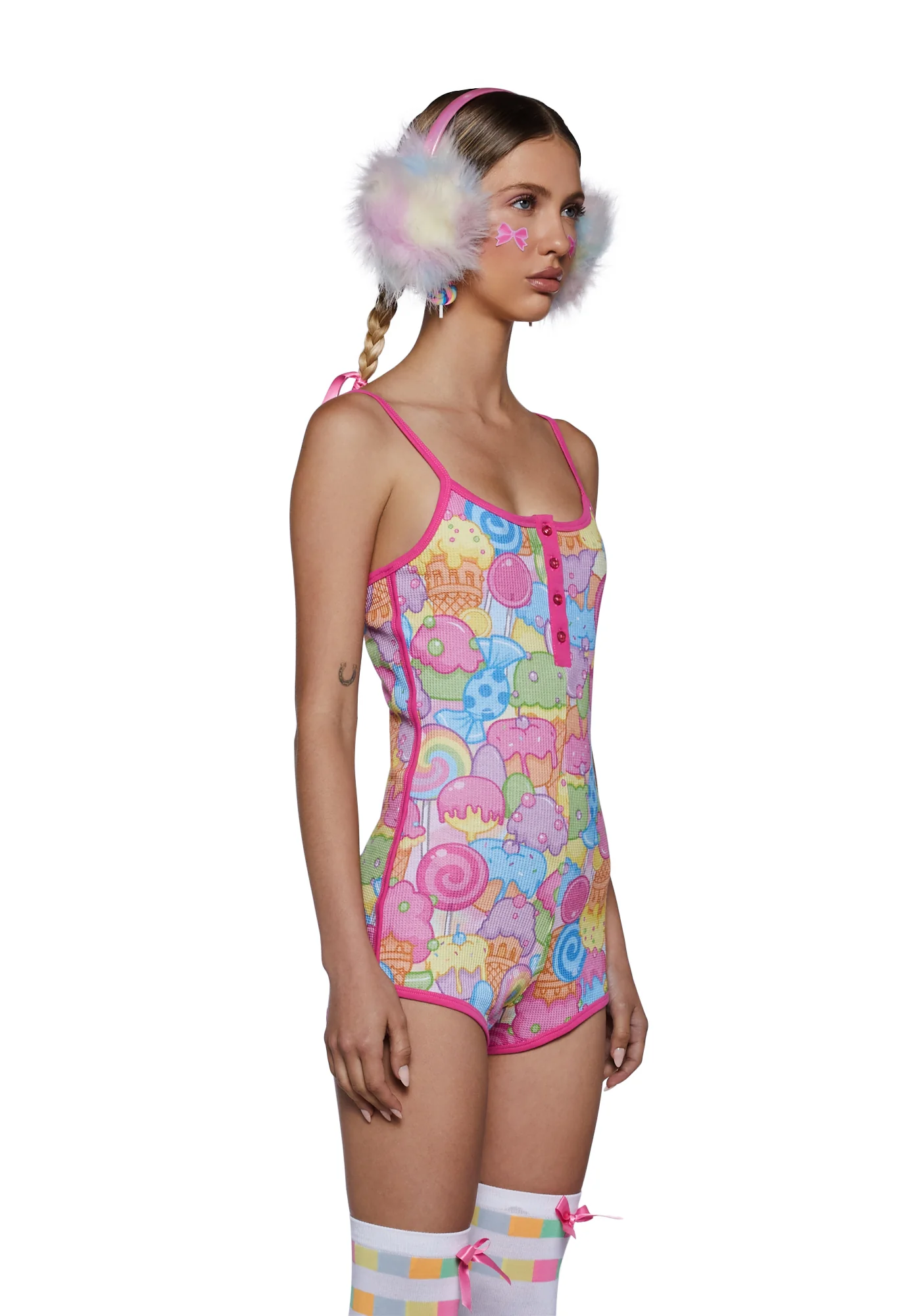 Sugar Rush Thermal Onesie - Image 3