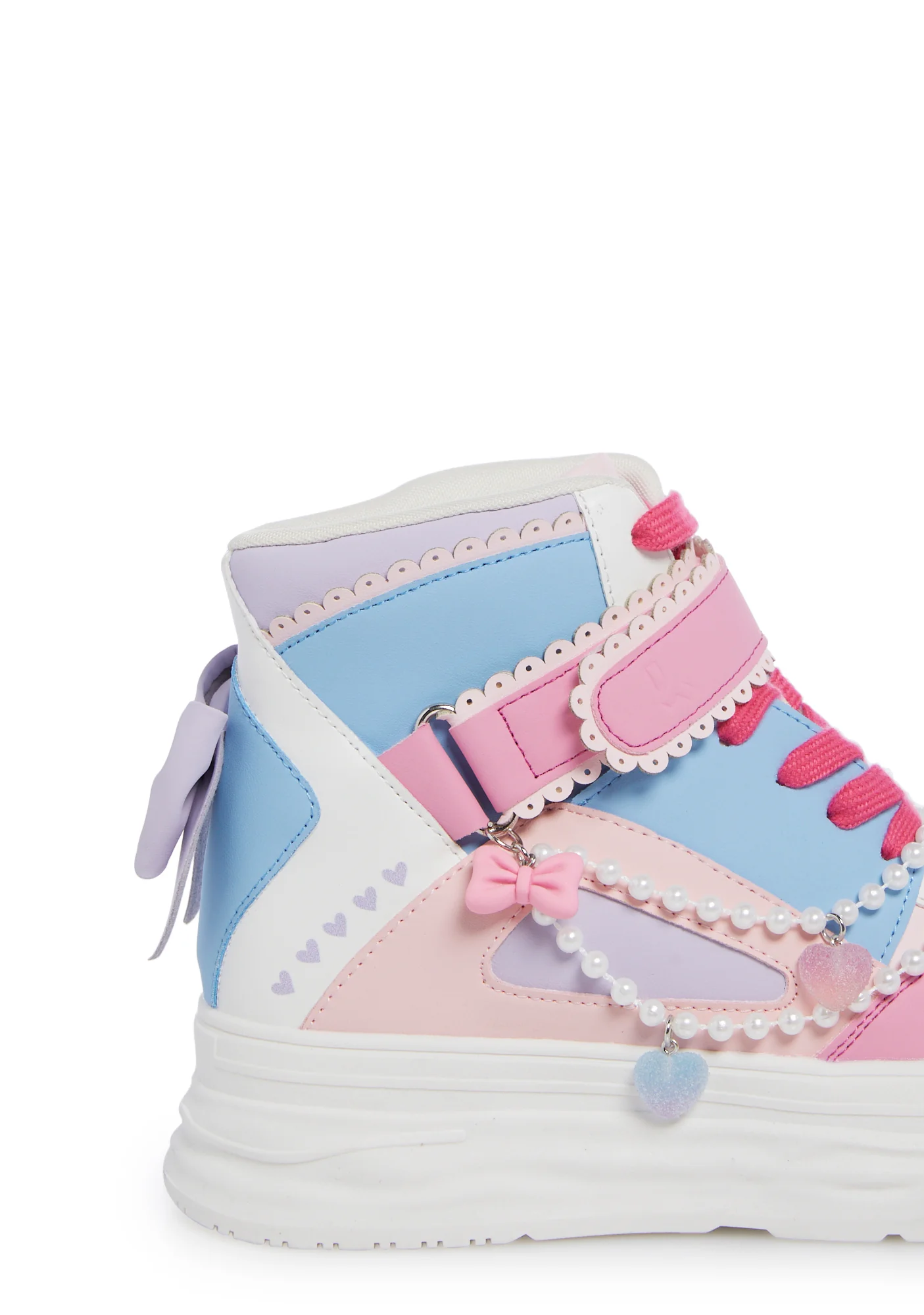 Sugar Wishes Hi Top Sneakers - Pastel - Image 2