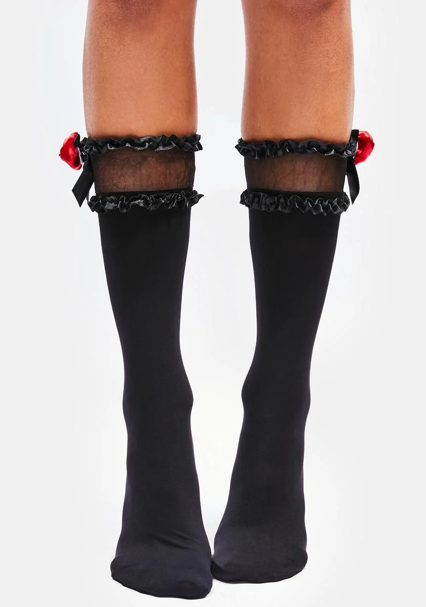 Sultry Love Awaits Crew Socks - Image 2