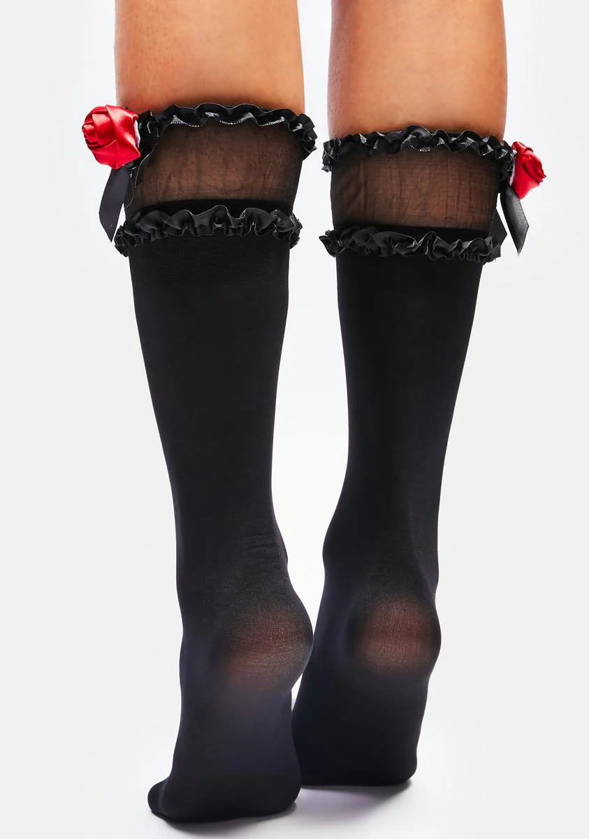 Sultry Love Awaits Crew Socks - Image 3