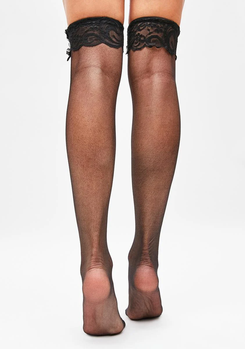 Sultry Nights Sheer Thigh Highs - Image 3