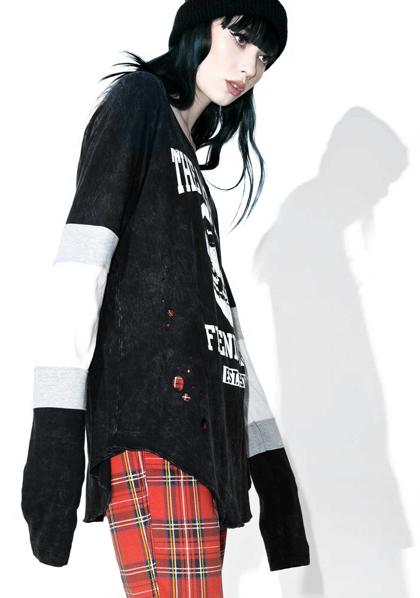Sum Kinda Hate Raglan Tee - Image 3