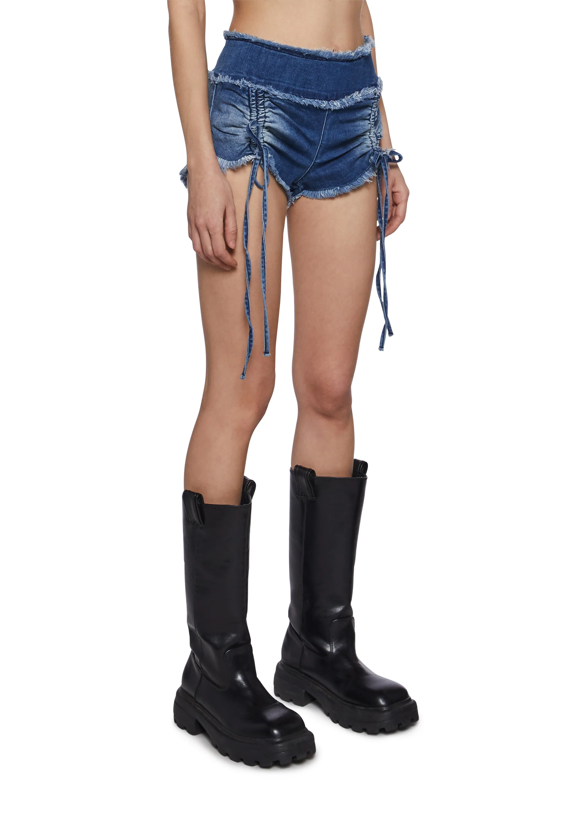 Summer Mirage Denim Shorts - Image 3