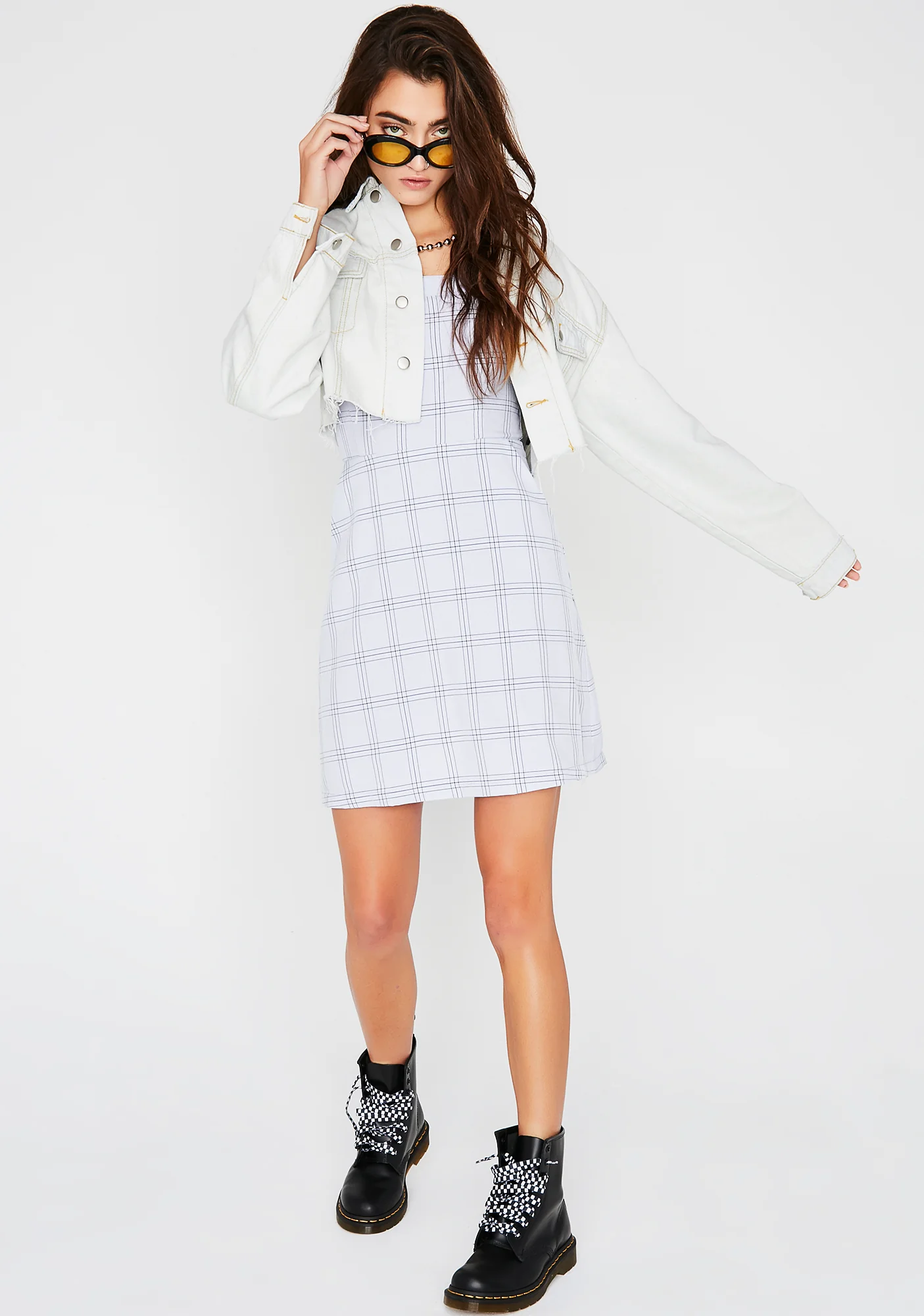 Summertime Sadness Plaid Dress - Image 3