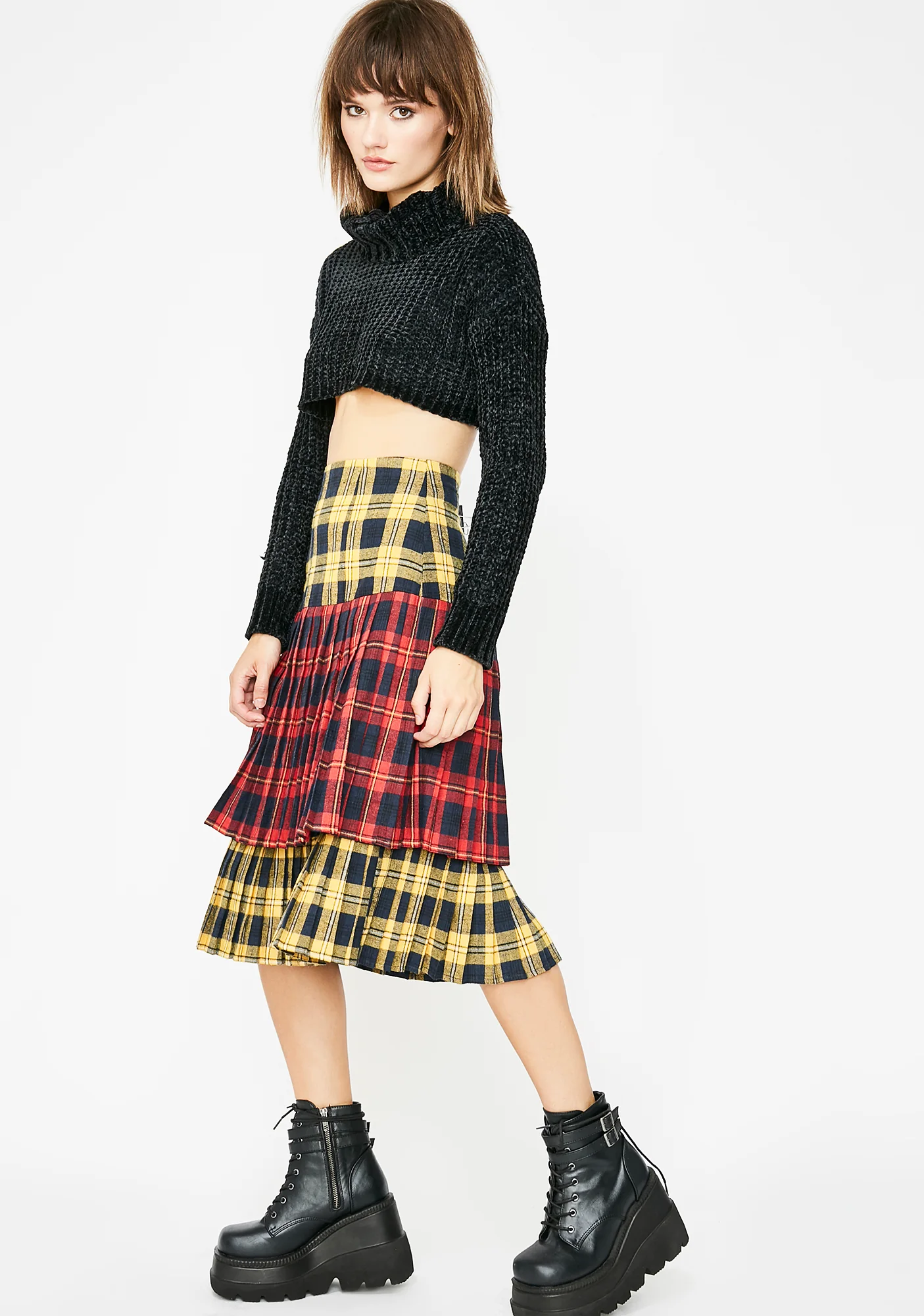 Sunday Skool Plaid Skirt - Image 2