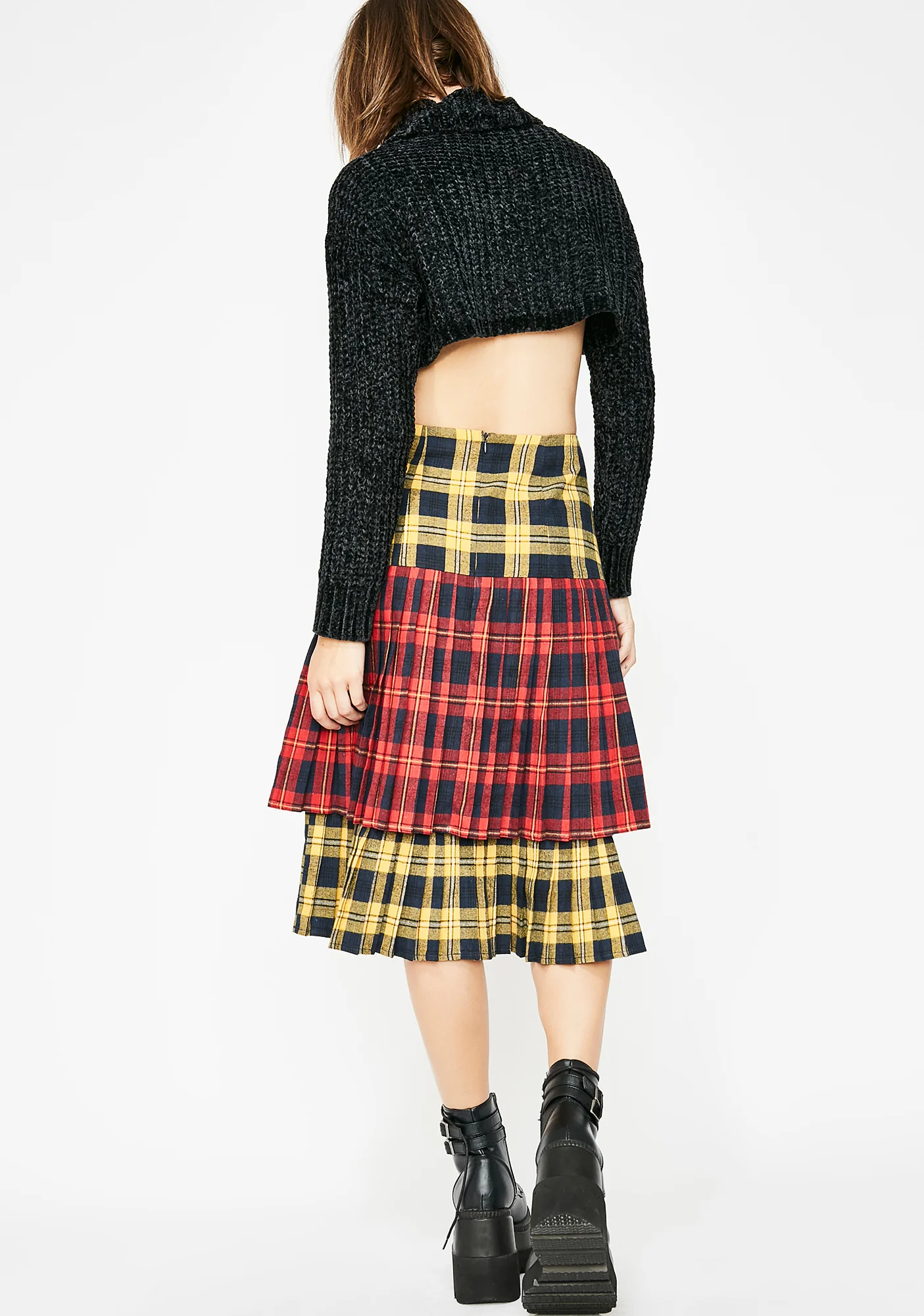 Sunday Skool Plaid Skirt - Image 4