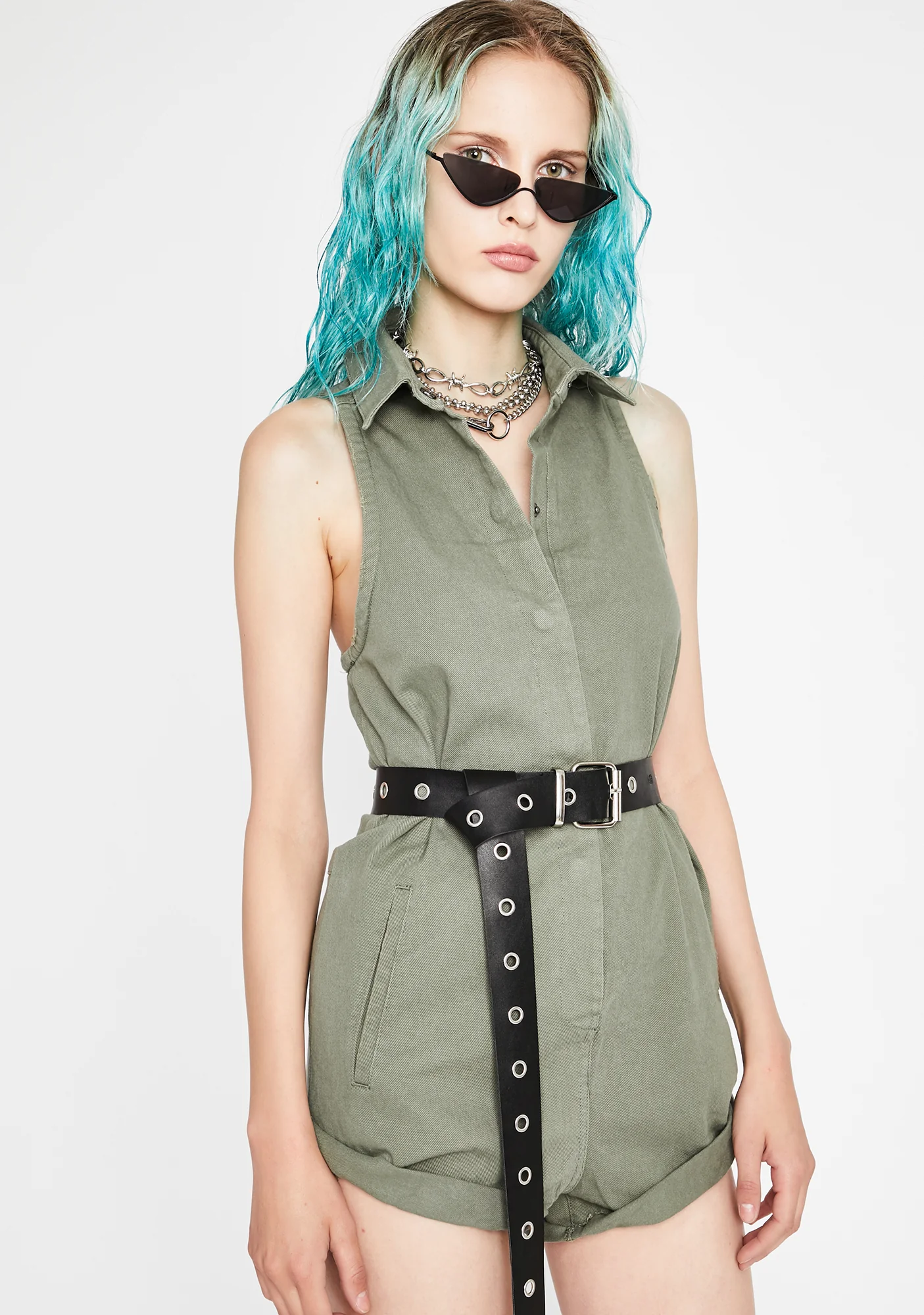 Sunday's Cool Denim Romper - Image 2