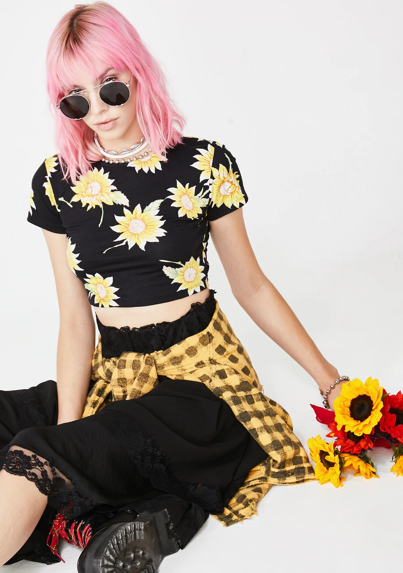 Sunflower Tindy Crop Top - Image 2