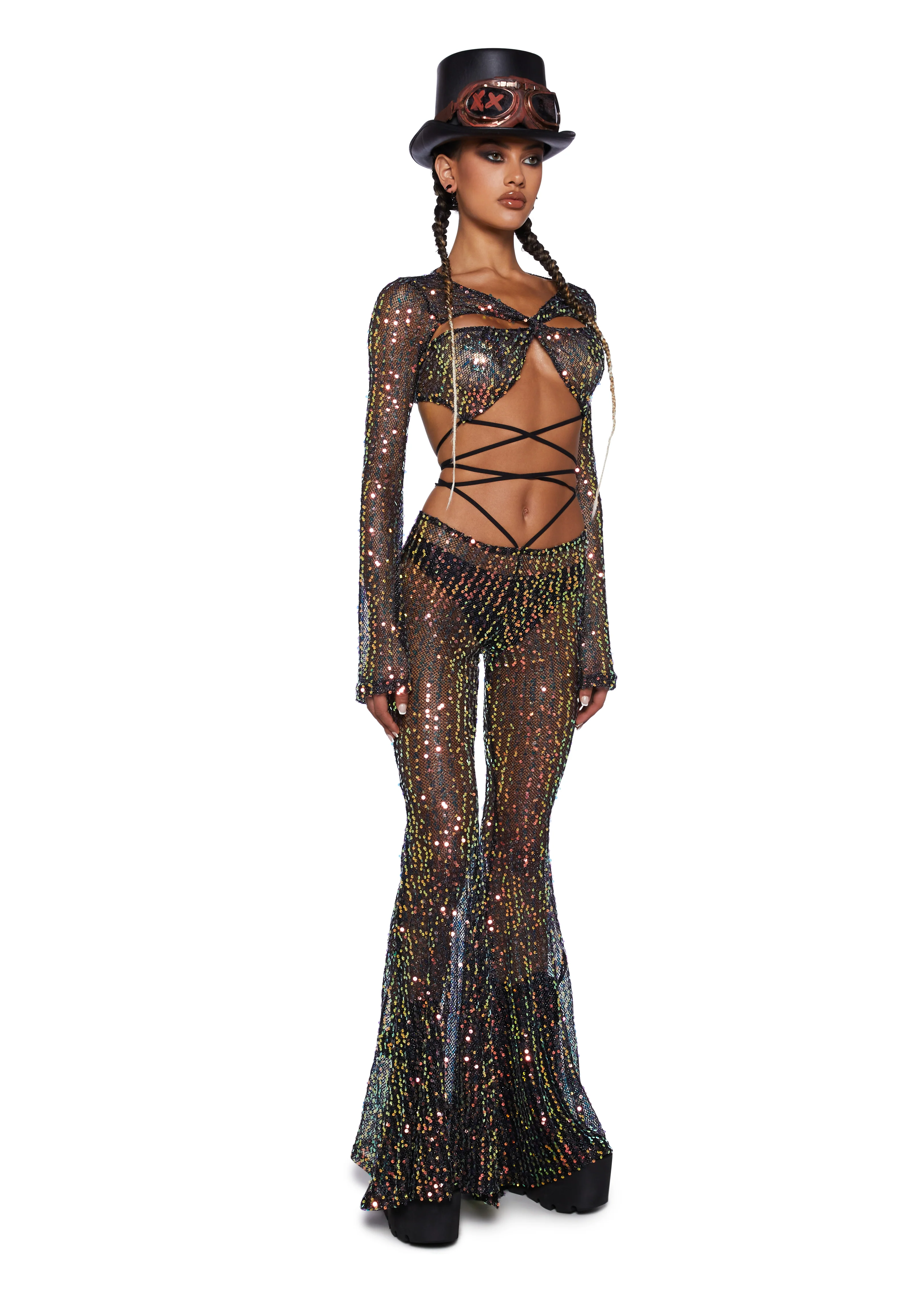 Sunlit Oracles Sequin Top - Image 2
