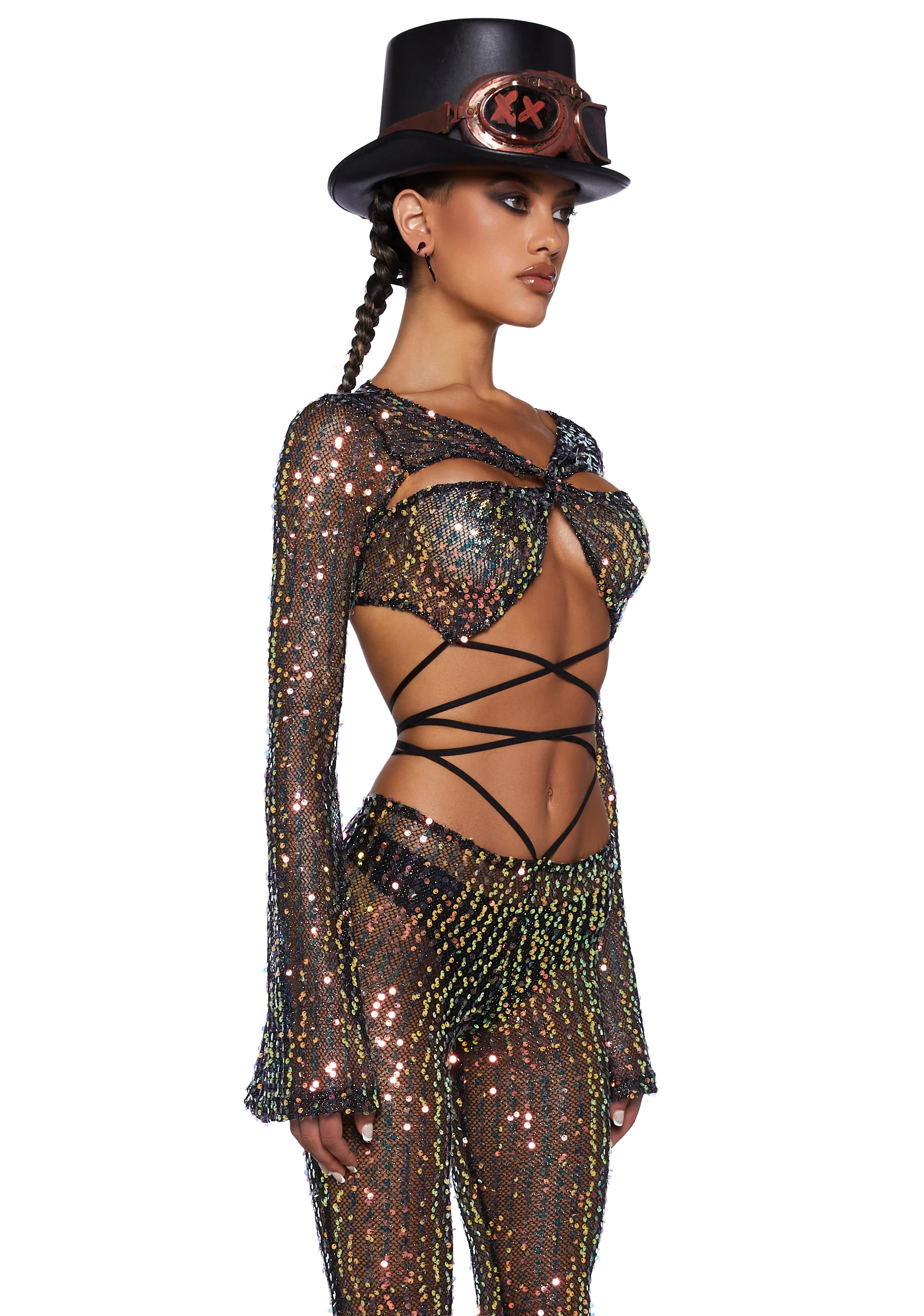 Sunlit Oracles Sequin Top - Image 3