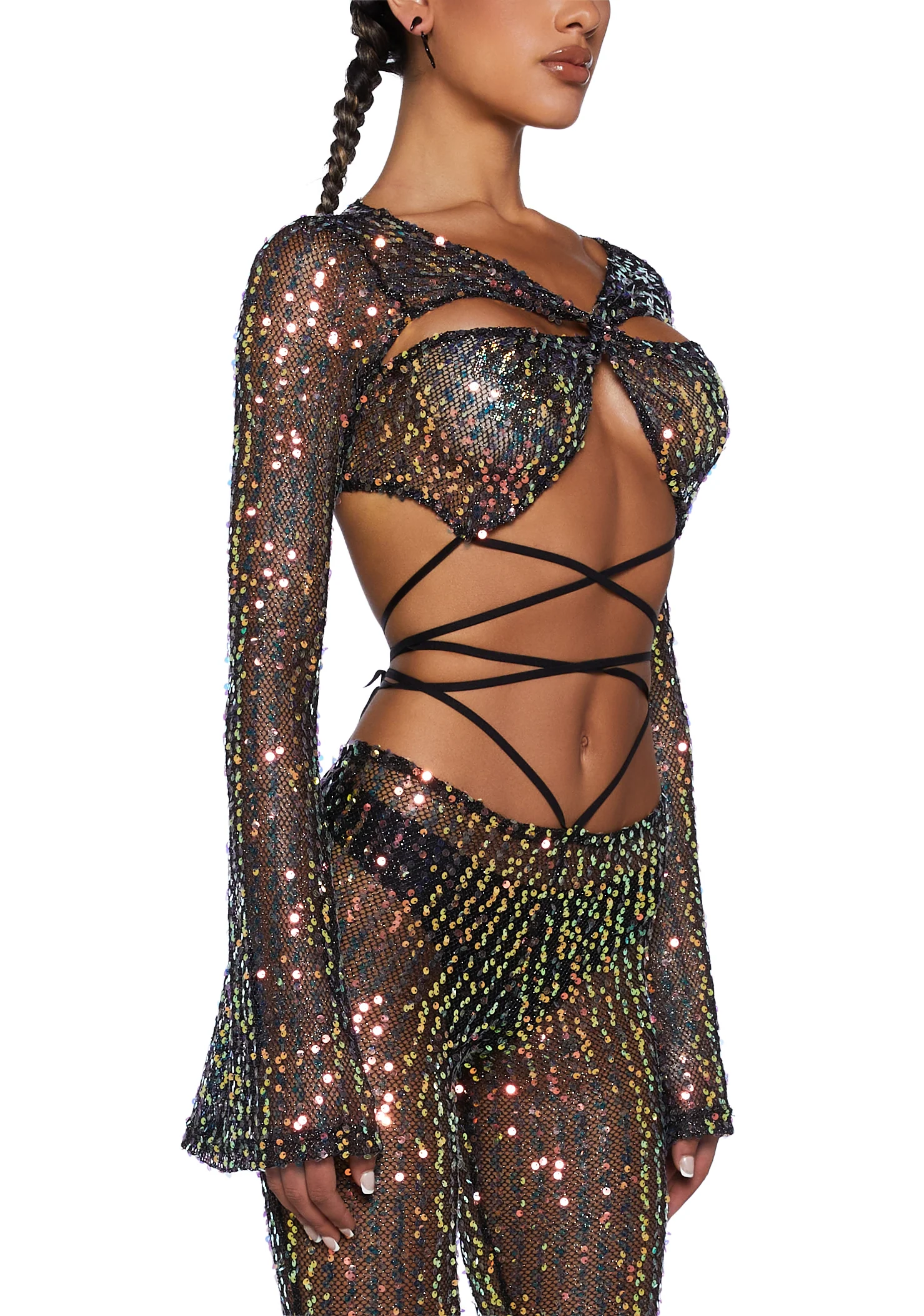 Sunlit Oracles Sequin Top - Image 5