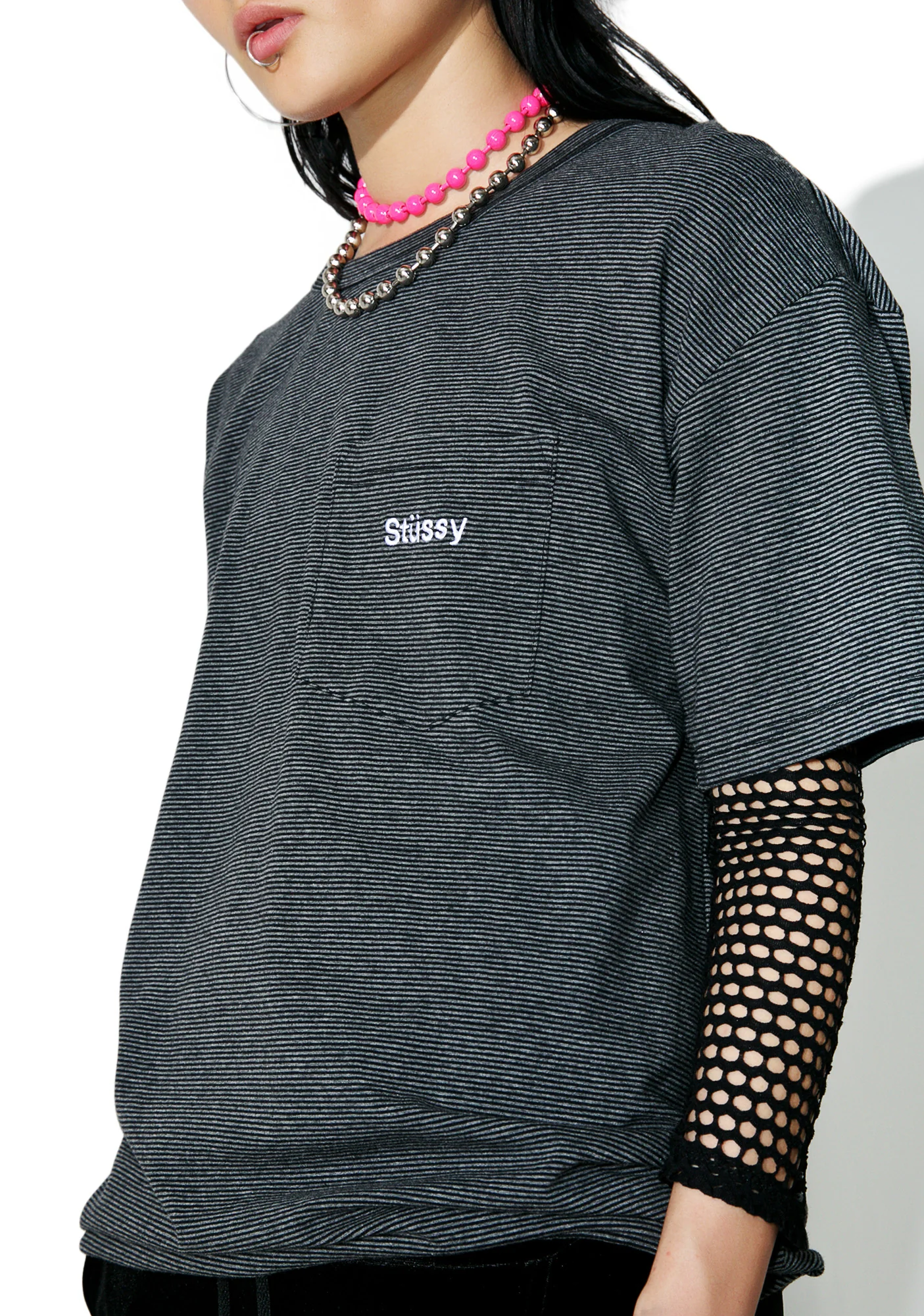 Sunset Striped Tee - Image 2